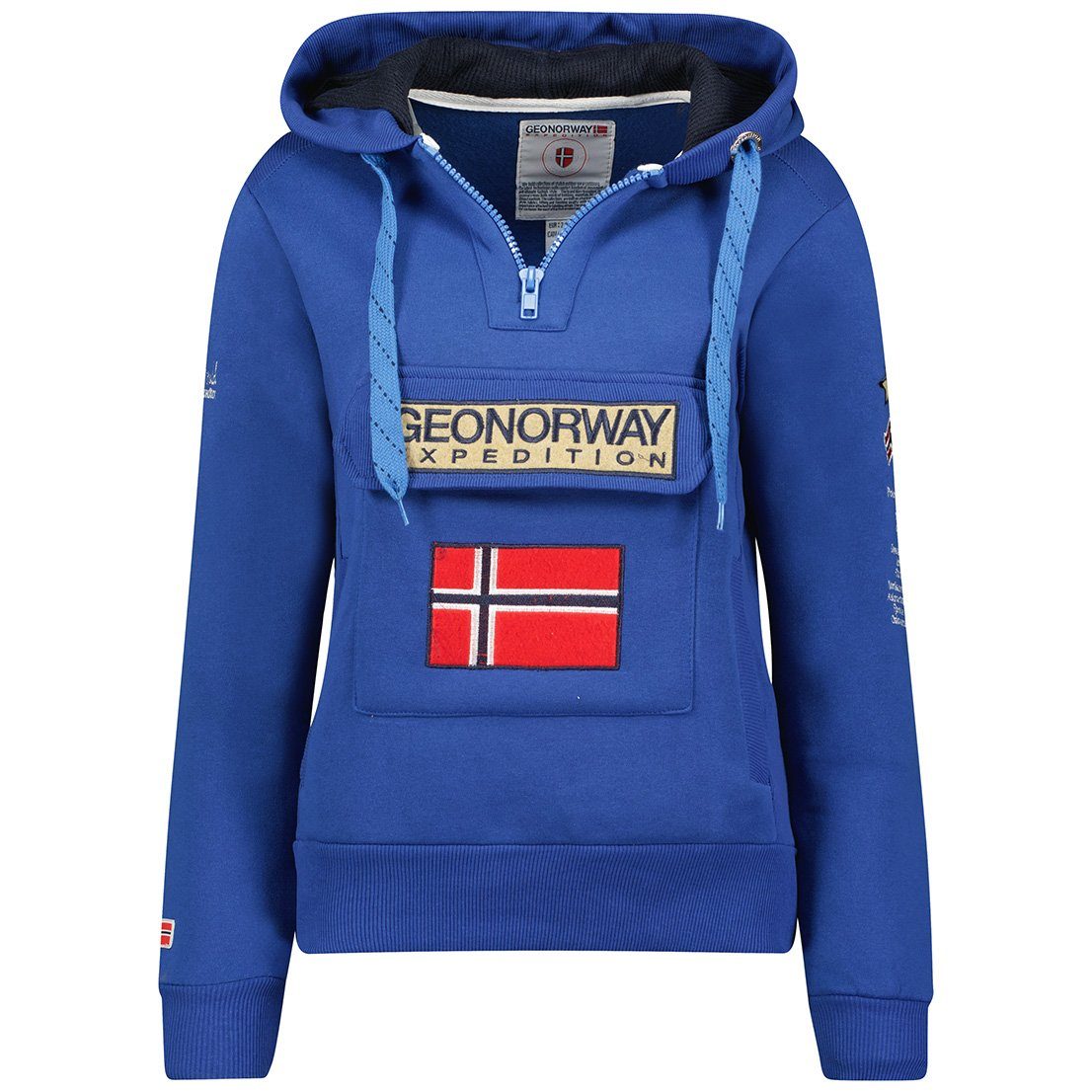 Geographical Norway Kapuzensweatjacke Damen Hoodie brgymclass (1-tlg) Mit kapuze