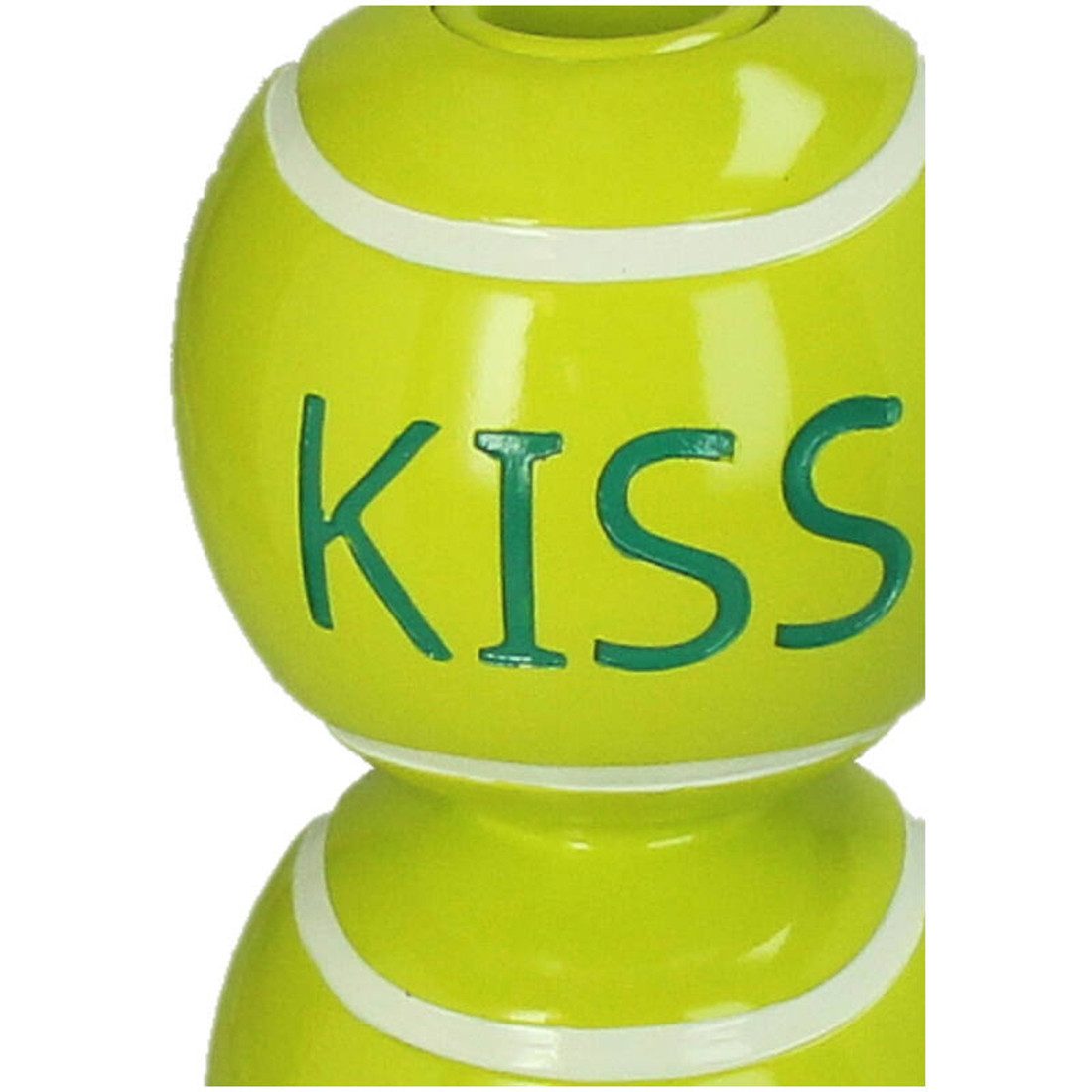 Kersten BV Kerzenständer Kerzenständer KISS MY ACE gelb, 8x23 cm