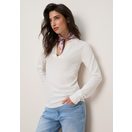 Tamaris Strickpullover mit Polokragen, figurumspielende Passform, aus Feinstrick aus weicher Viskosemischung
