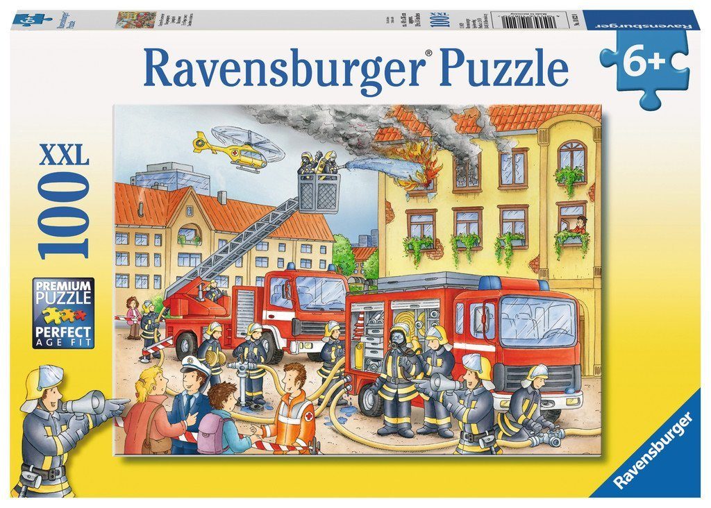Ravensburger Puzzle 100 Teile Kinder Puzzle XXL Unsere Feuerwehr 10822, 100 günstig online kaufen
