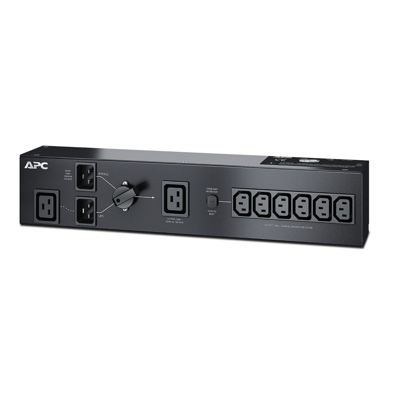 APC Stromverteiler Service Bypass Panel - Stromverteilungseinheit (Rack - einbaufähig)