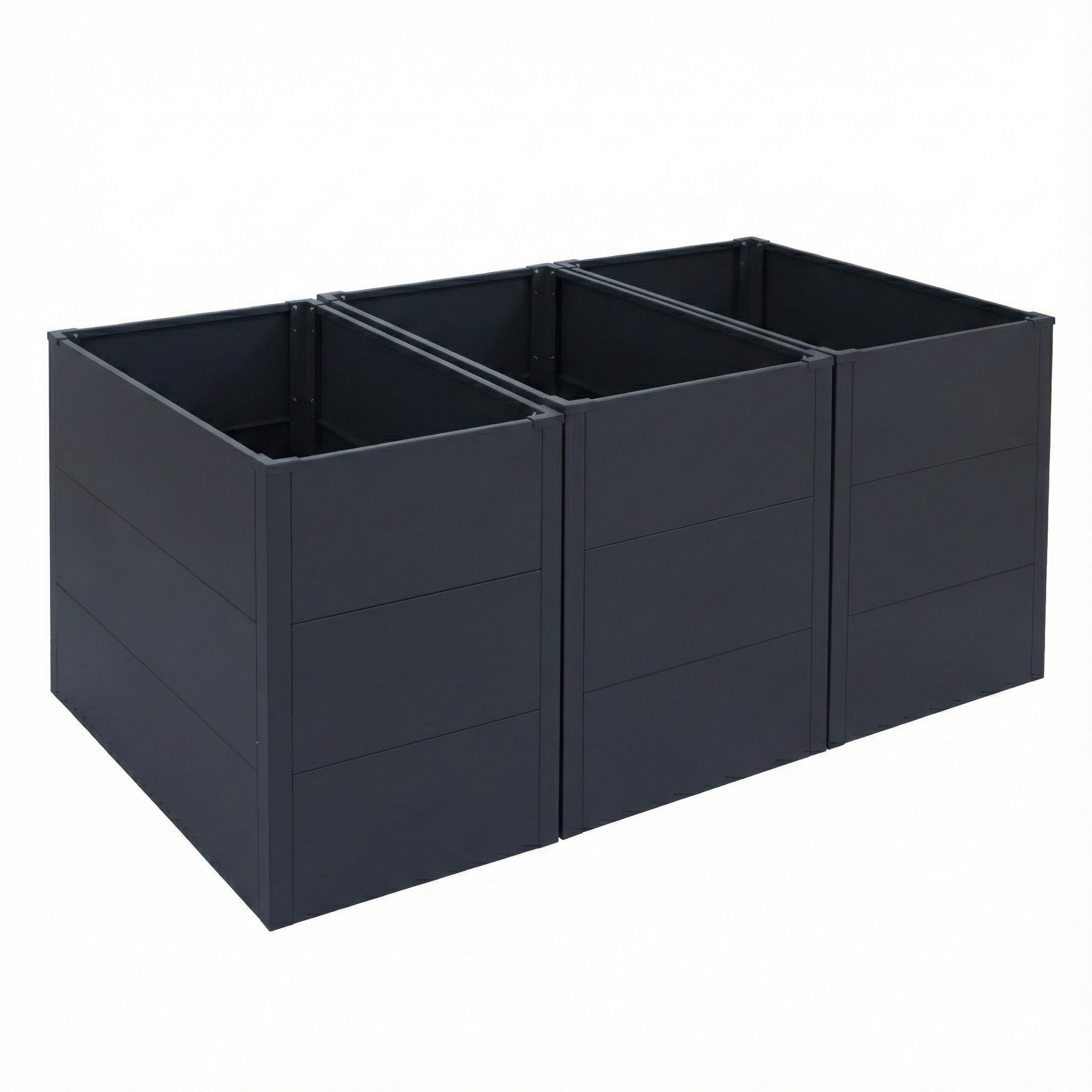 MCW Hochbeet MCW-P64-3E (Set, 3er-Set), Kratzfest und pflegeleicht