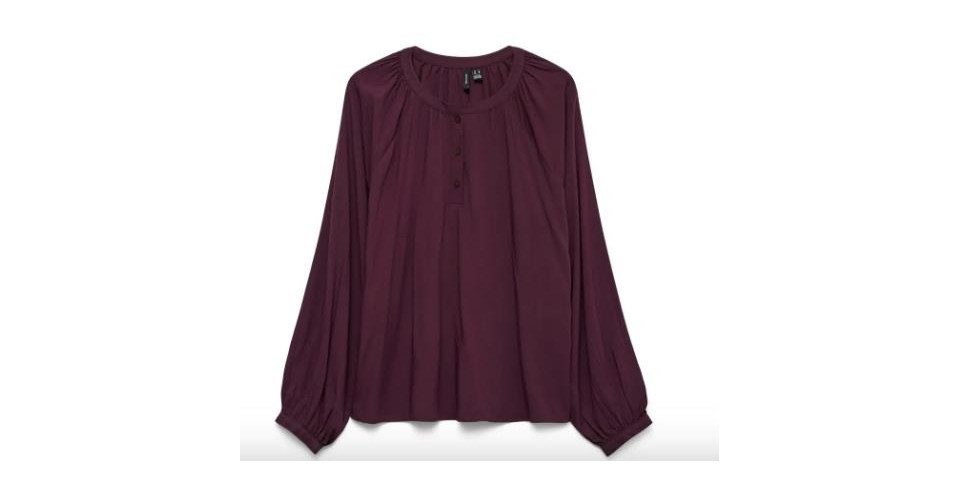 Vero Moda Blusenshirt VMBELLA LS PLACKET günstig online kaufen