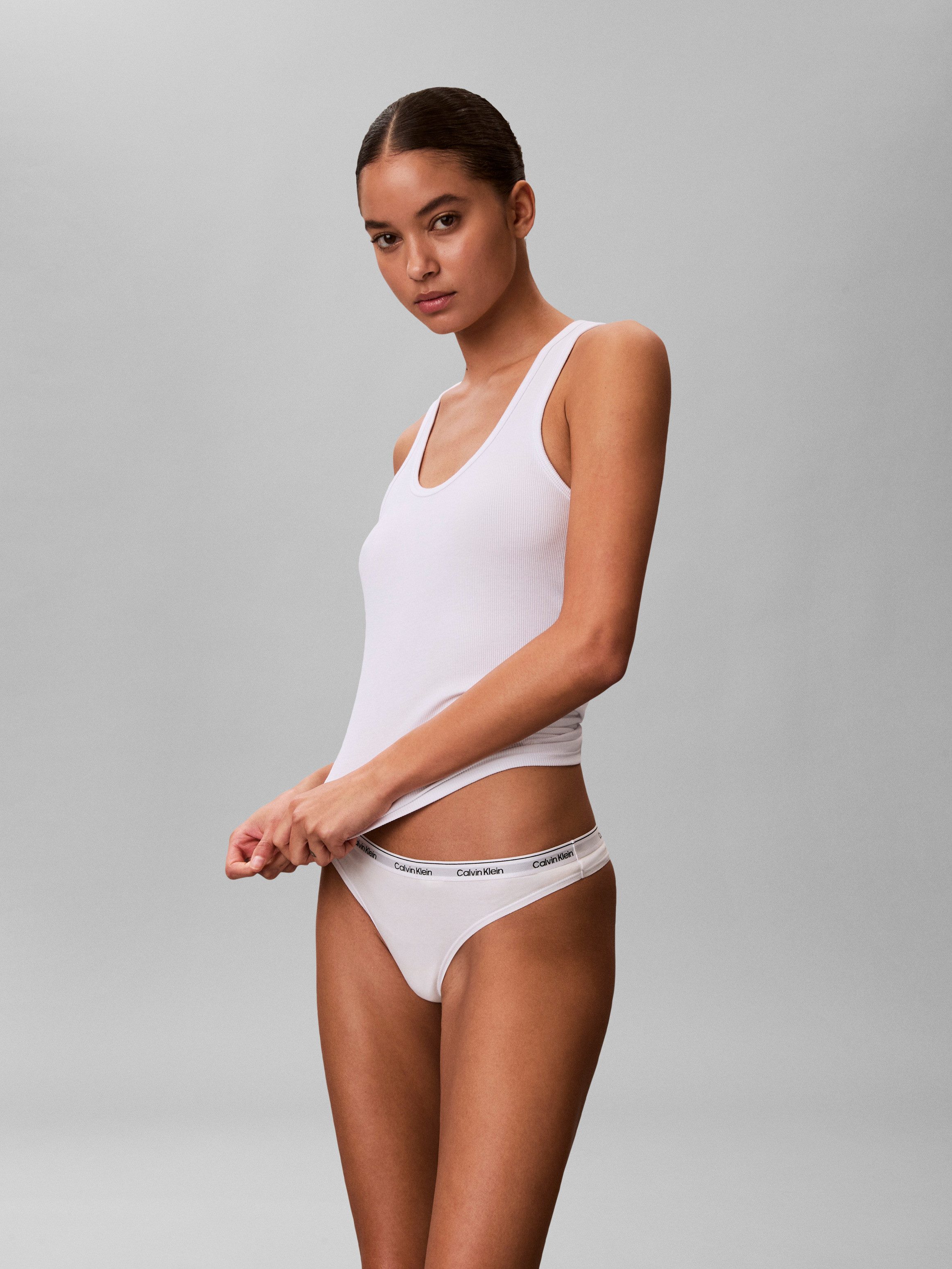 Calvin Klein Underwear Tanga THONG 5 PK (Packung) Körpernahe Passform