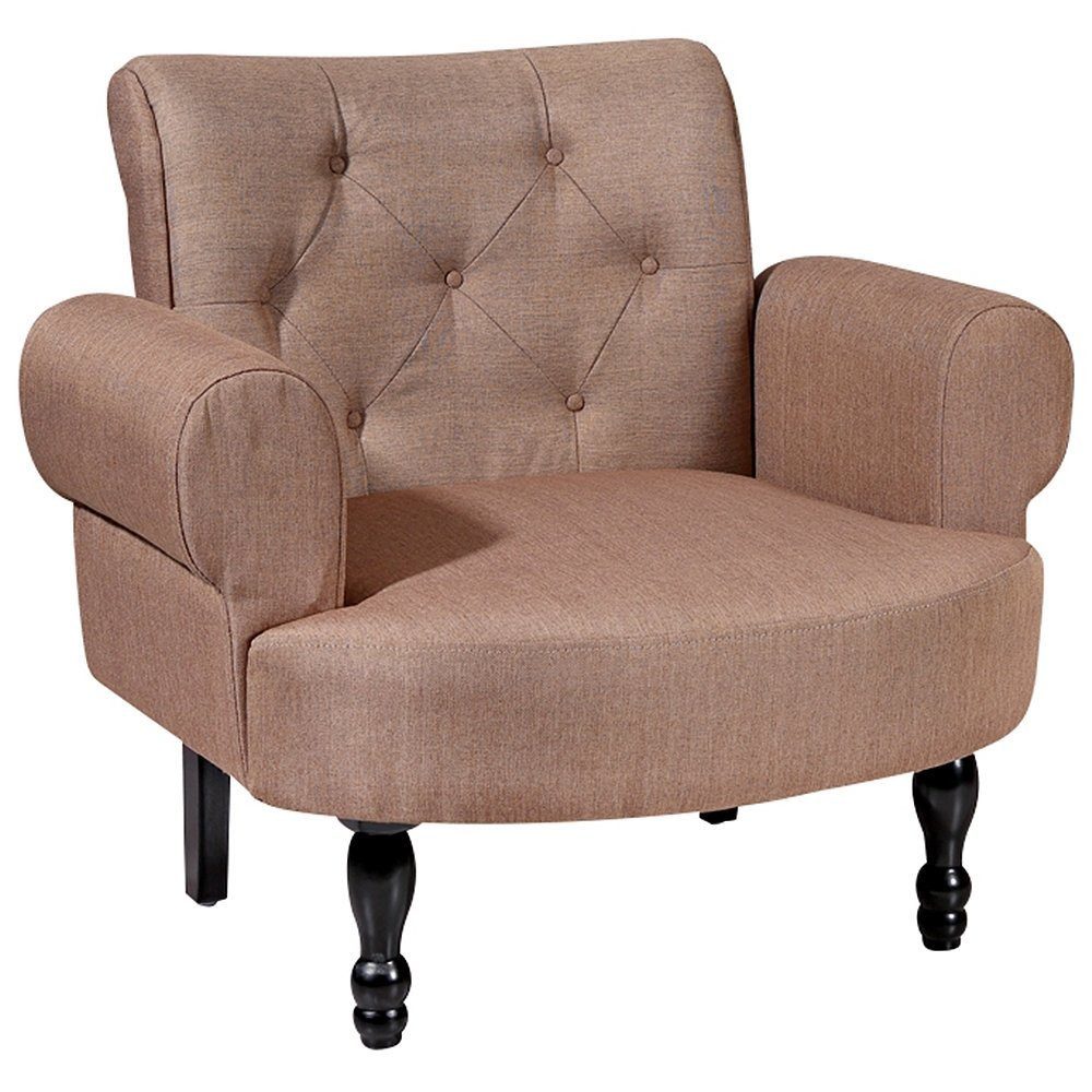 Mucola Sessel Polstersessel Barock Stil Textilsessel Sitzmöbel Armsessel Ruhesessel (Stück, 1 Sessel), Weiche Polsterung