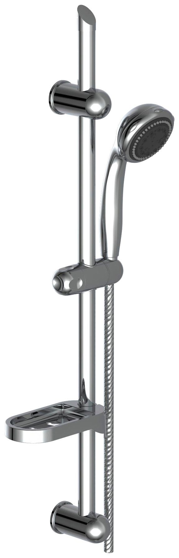 Schütte Stangenbrause-Set Fresh, Höhe 76 cm, 8 Strahlart(en), Set, mit Schlauch und Halterung, Wellness Duschkopf mit 8 Funktionen