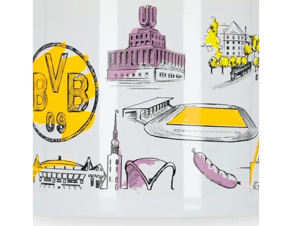 BVB MERCHANDISING Tasse BVB Tasse Dortmund Panorama, Keramik
