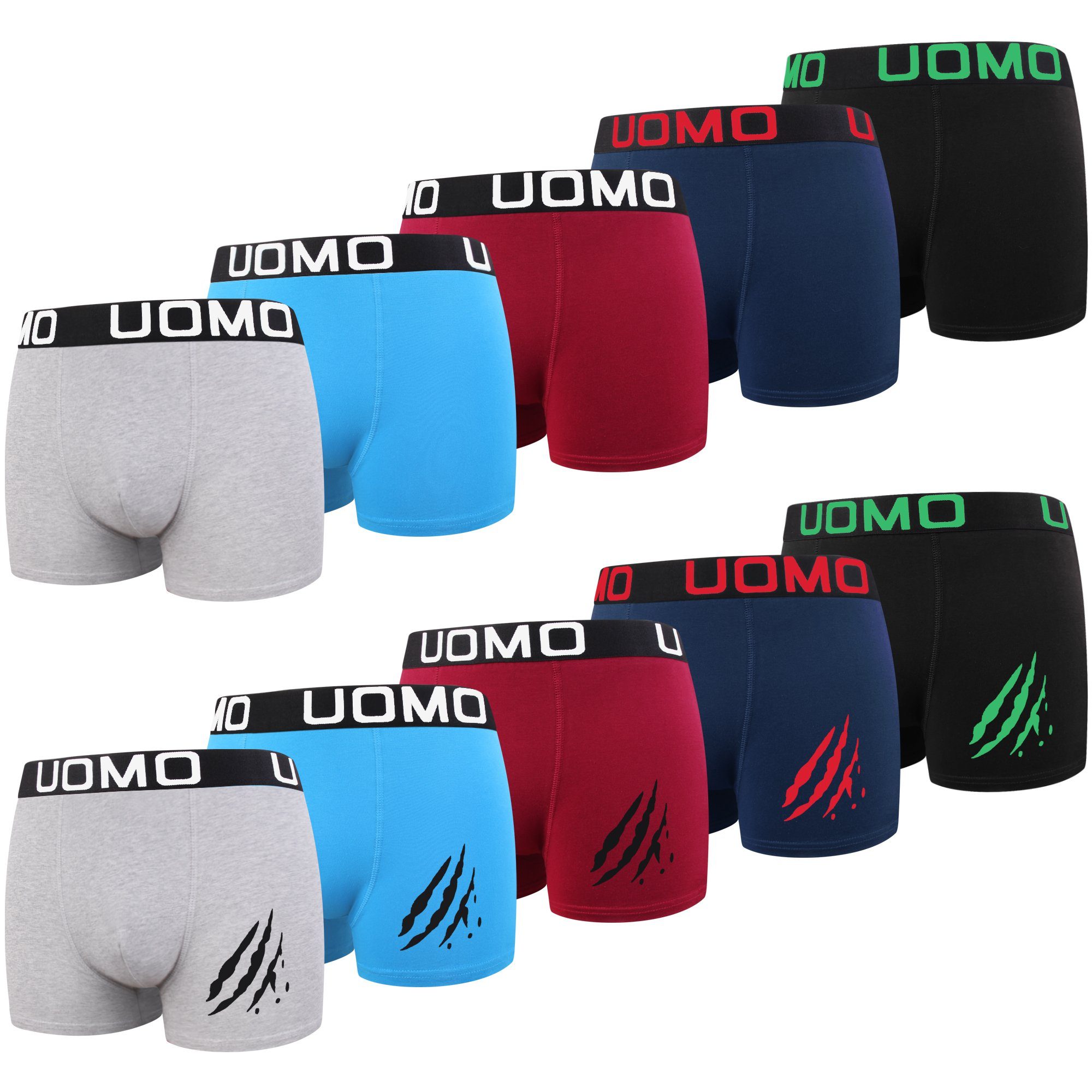 L&K Boxershorts 1116 (10er-Pack) Herren Boxershorts aus Baumwolle verschien günstig online kaufen