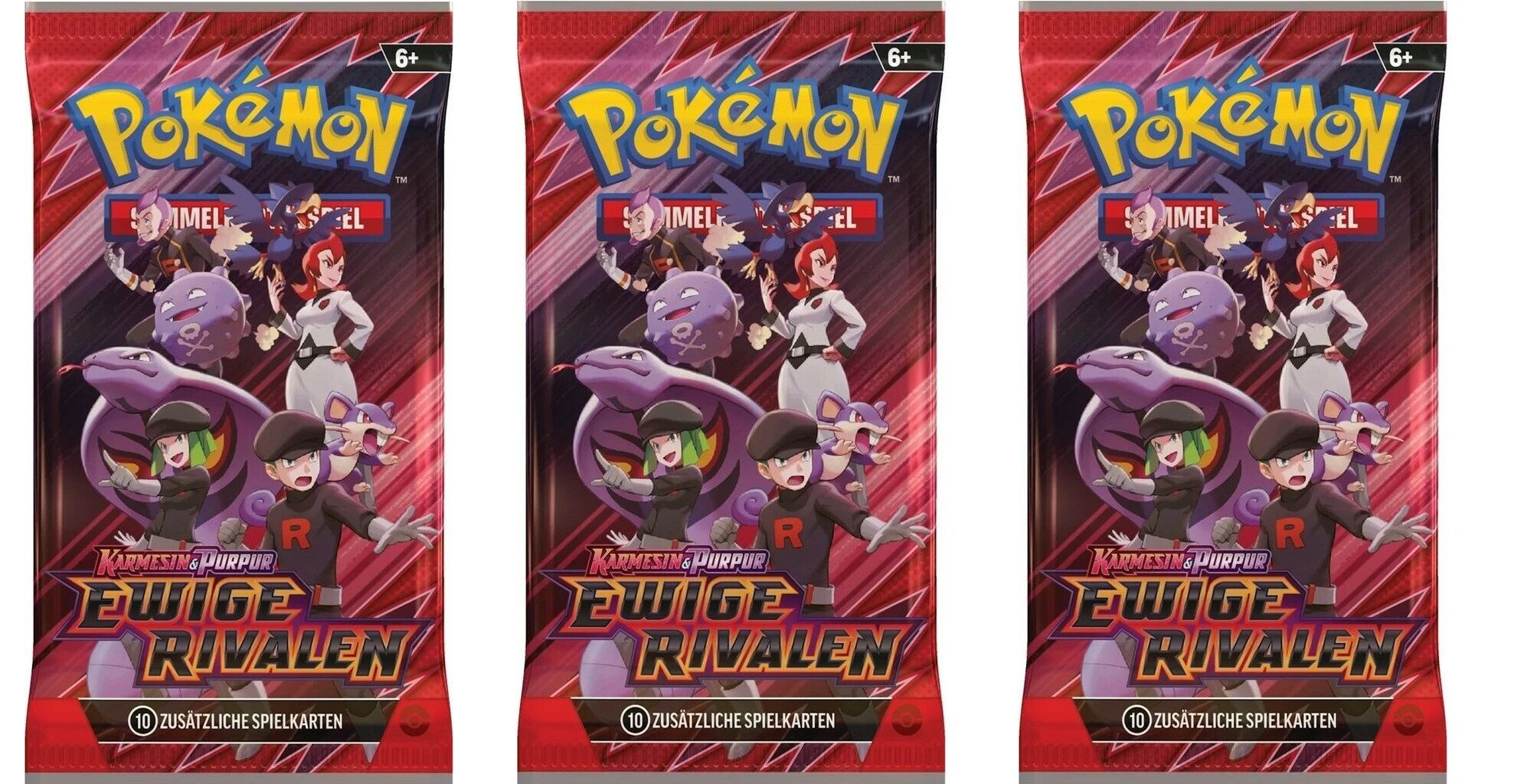 The Pokémon Company International Sammelkarte Pokemon Ewige Rivalen Booster deutsch