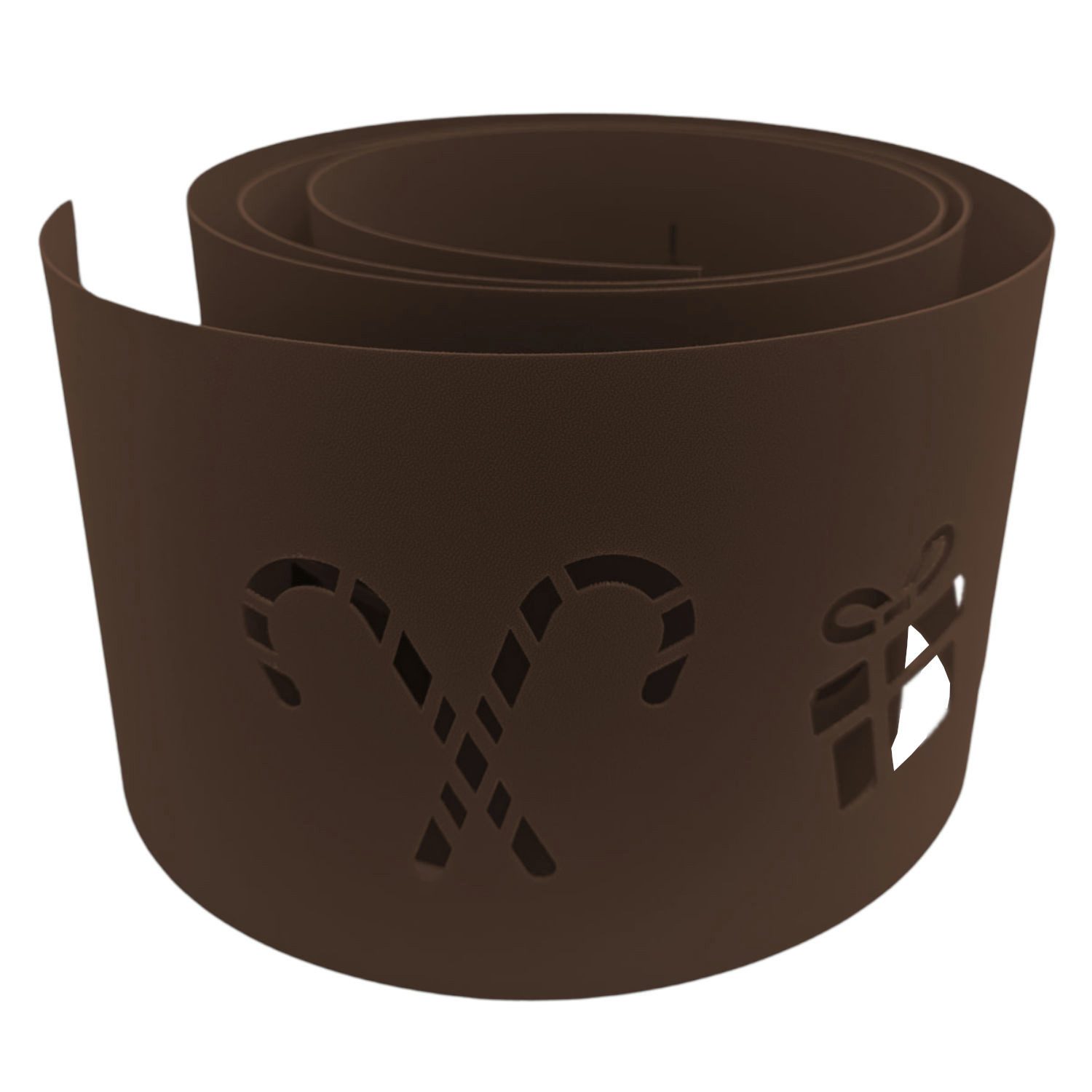 zaunzu Sichtschutzstreifen zaunzu PREMIUM Weihnachtsdeko Rot, (1x Einzelstreifen, für Doppelstabmattenzaun), 5 Jahre garantierte Farbechtheit