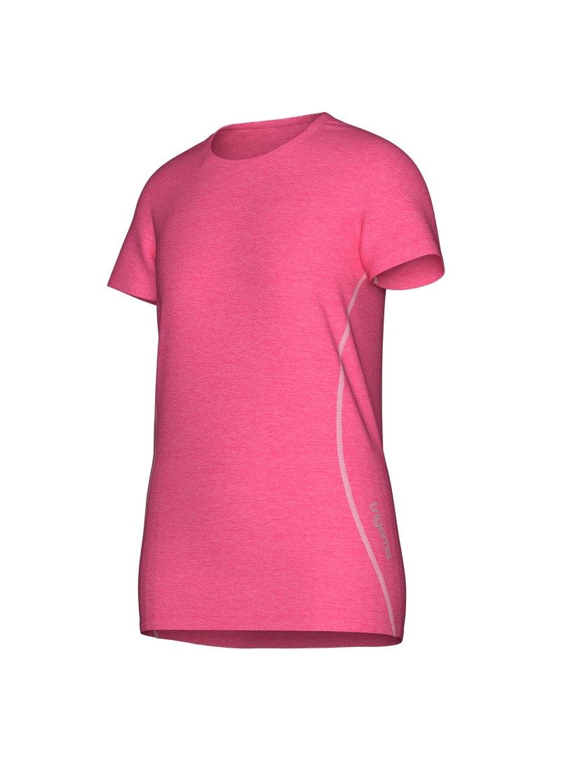 Trigema T-Shirt TRIGEMA Sportshirt in Melange-Optik günstig online kaufen