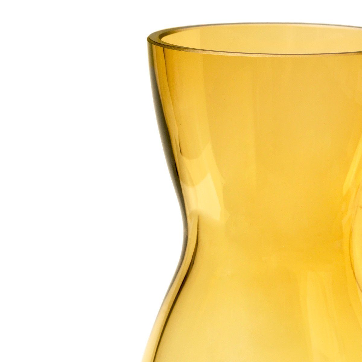 HOLMEGAARD Tischvase Calabas Amber, H 16 cm