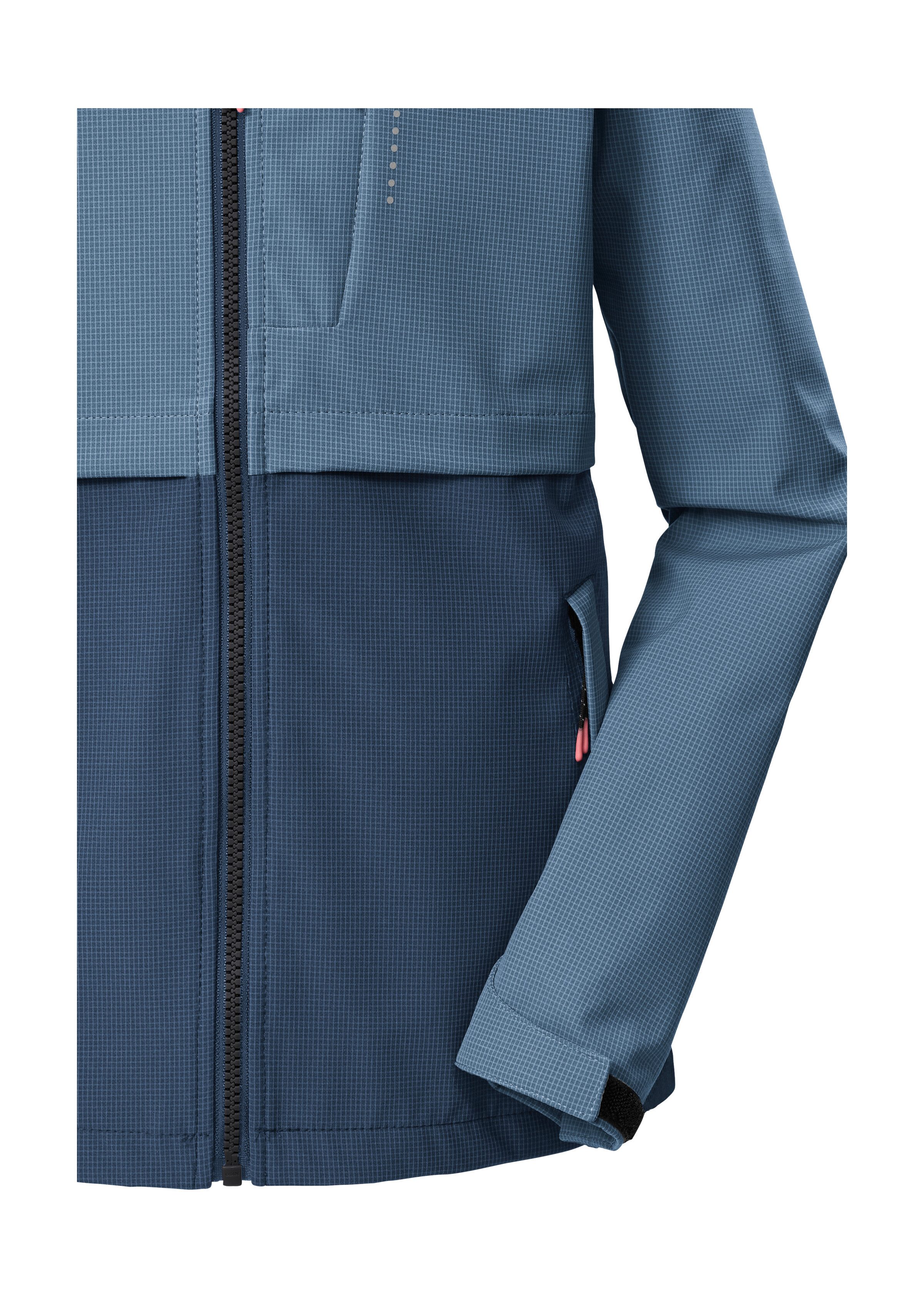Killtec Softshelljacke KOS 153 GRLS SFTSHLL JCKT Winddichte, wasserabweisende Softshelljacke mit Kapuze