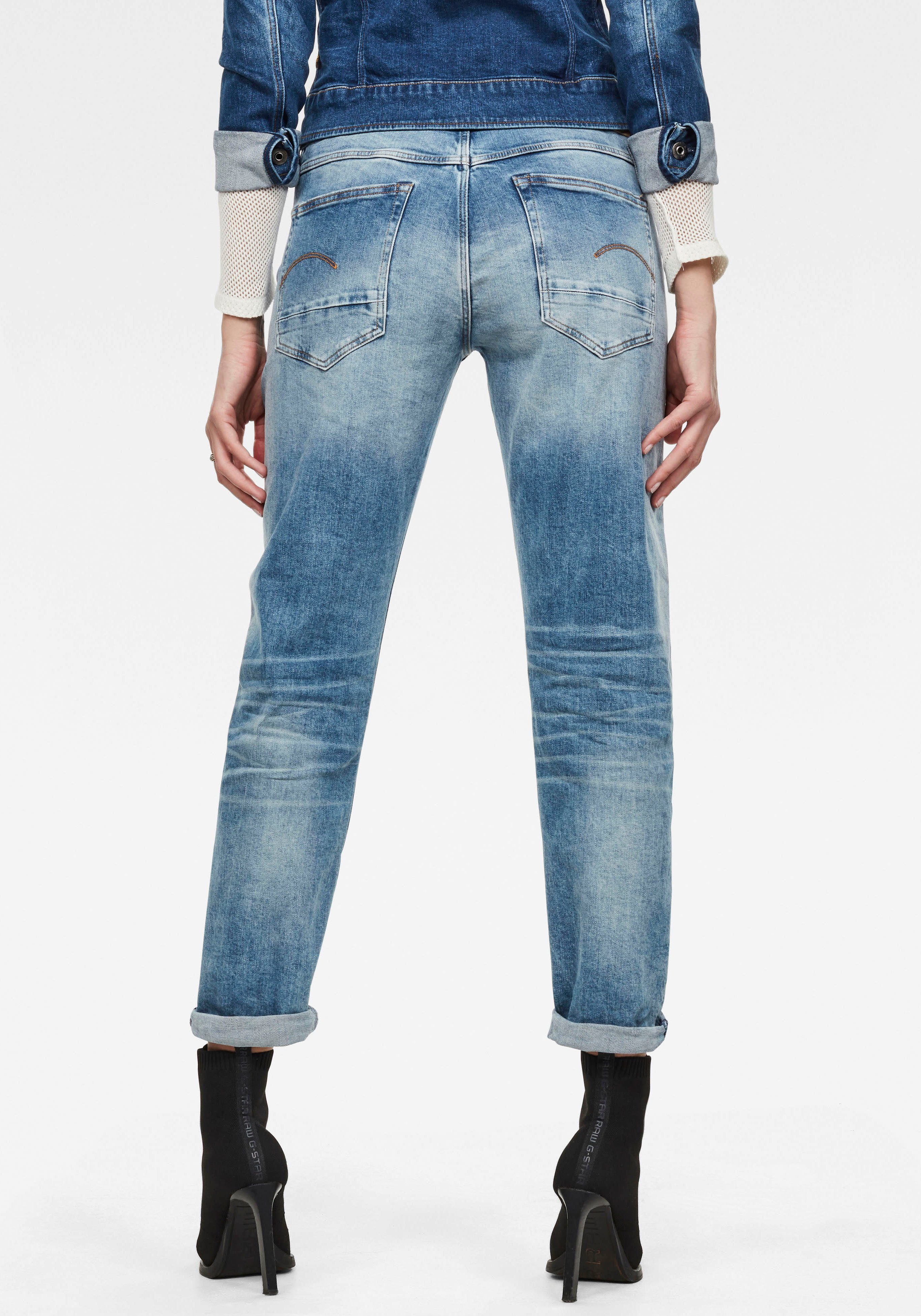 Used RAW light (light blue) indigo Effekten G-Star Kate authentischen aged Boyfriend-Jeans Boyfriend mit