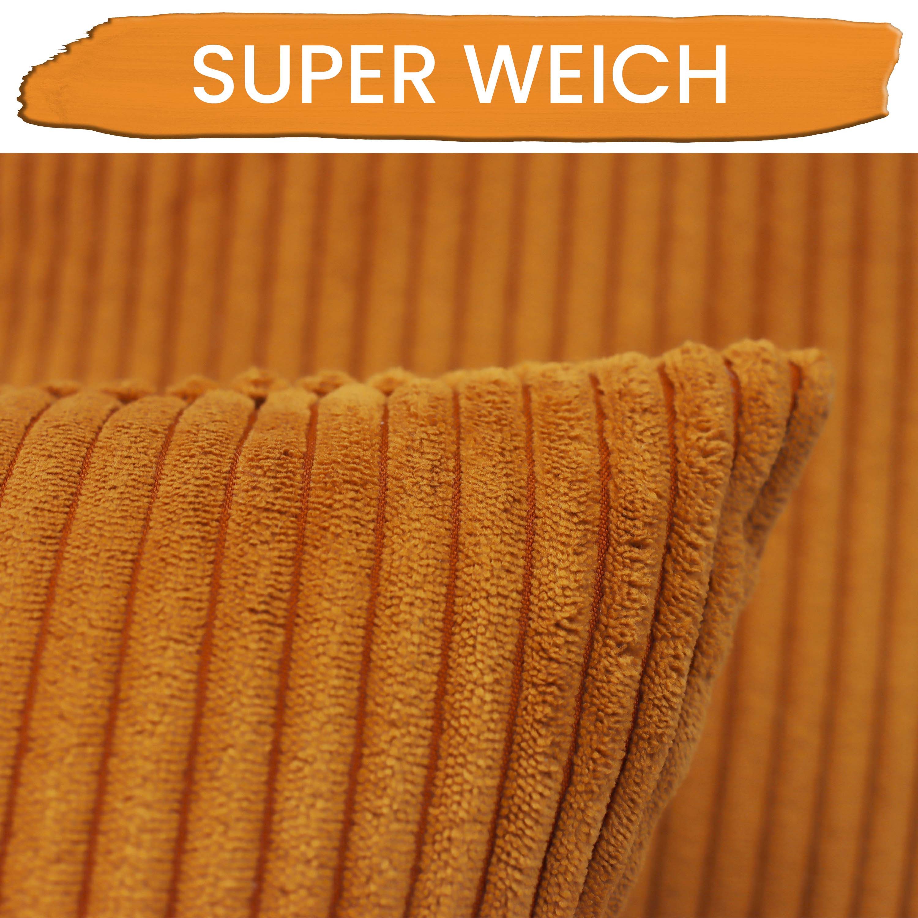 Amilian Dekokissen mit Füllung und Kissenbezug - 2er Set - Kissen, Zierkiss günstig online kaufen