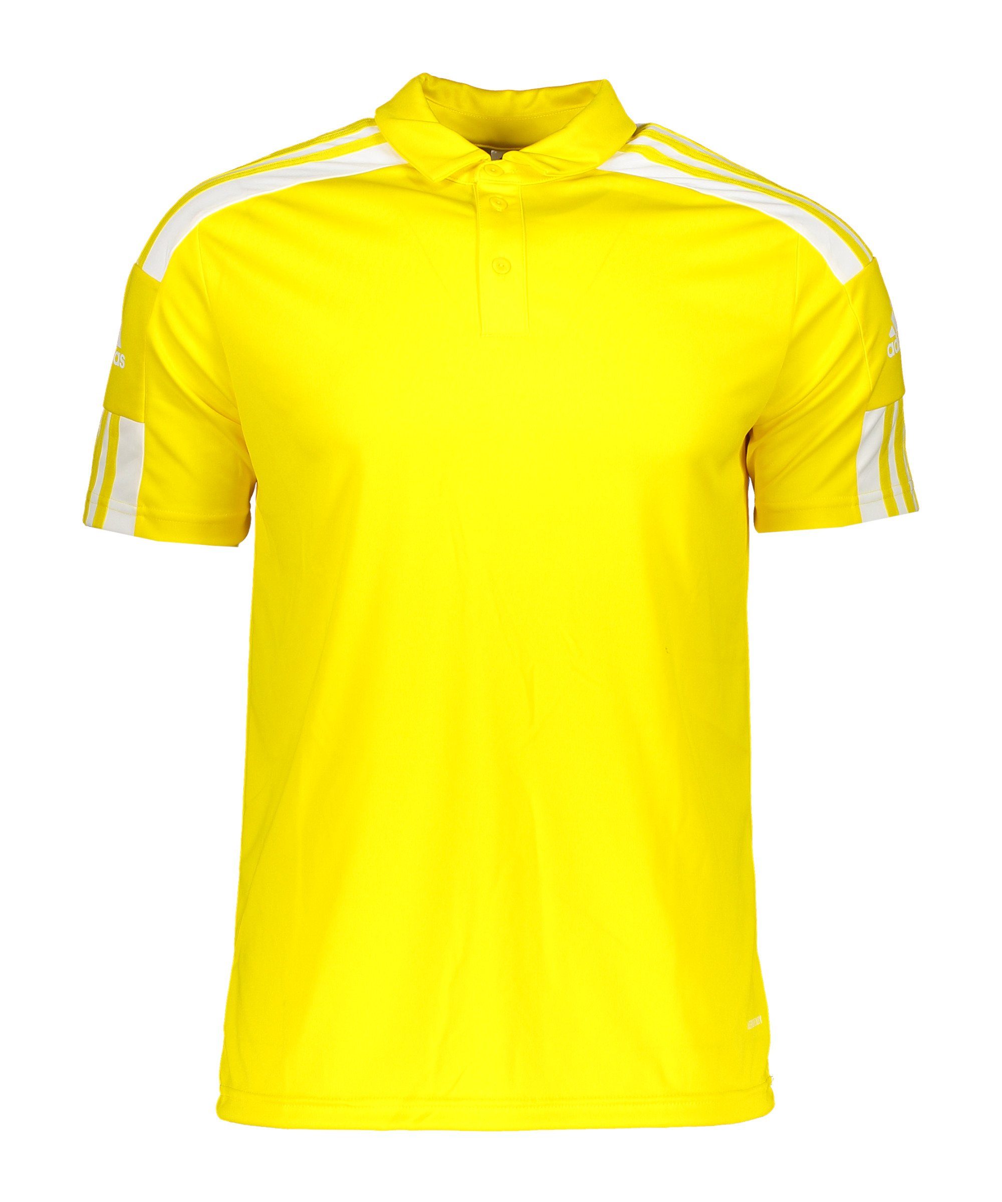 adidas Performance T-Shirt Squadra 21 COACH Poloshirt Nachhaltiges Produkt gelbweiss
