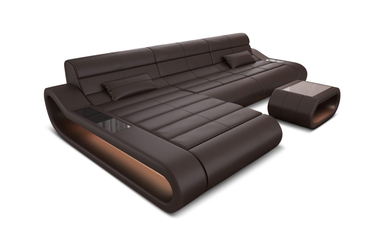 Sofa Dreams Ecksofa Ledercouch Ledersofa Concept günstig online kaufen