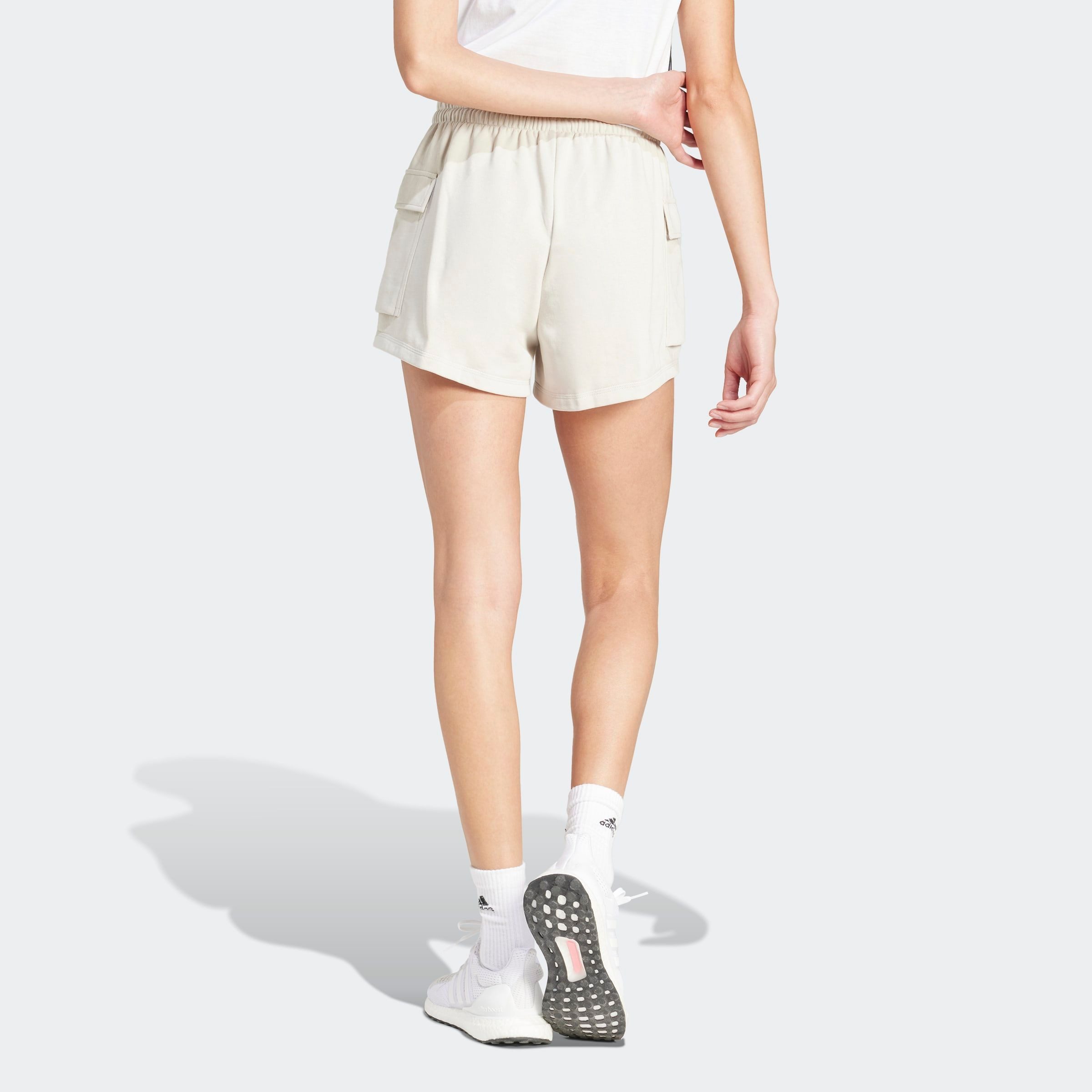 adidas Sportswear Shorts W SL FT SHO (1-tlg) lockere Passform, mit Kordelve günstig online kaufen