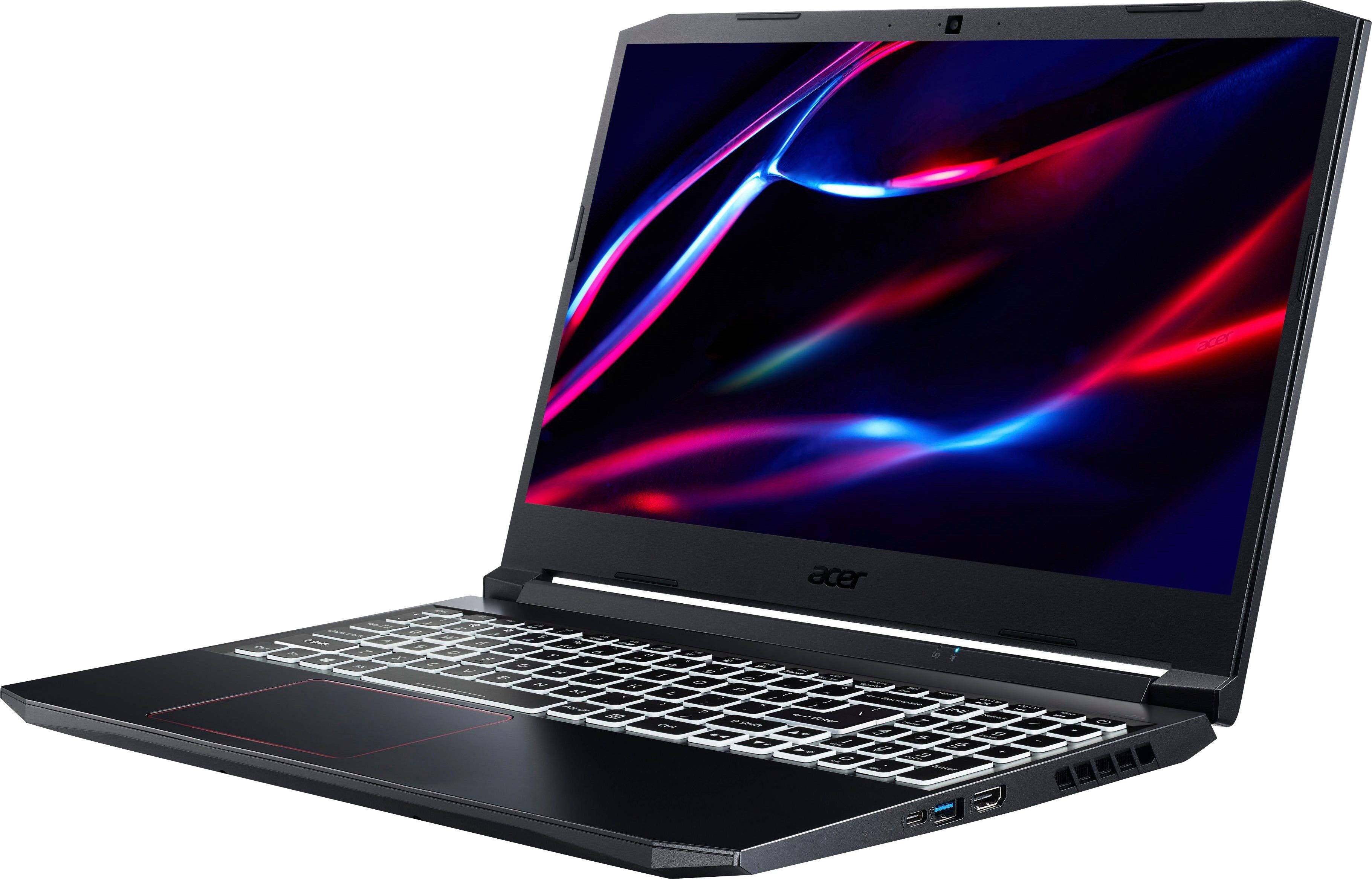 512 Intel Nitro GeForce i7 10750H, Core Gaming-Notebook AN515-55-766W cm/15,6 3060, (39,62 SSD) Acer GB 5 RTX Zoll,