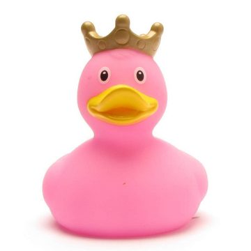 Lilalu Badespielzeug Badeente König pink Quietscheente
