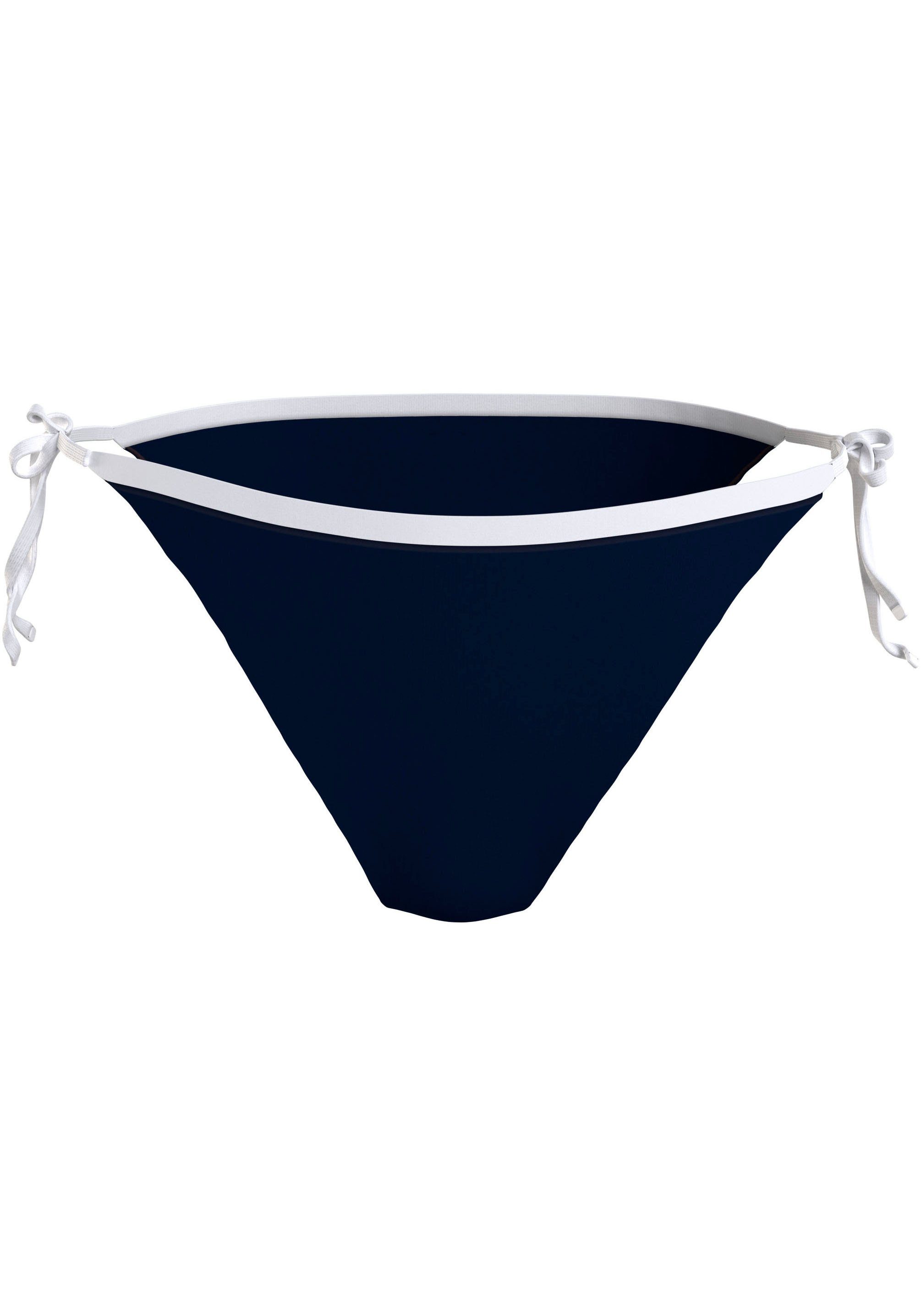 TOMMY HILFIGER SWIMWEAR Bikini-Hose CHEEKY STRING SIDE TIE mit kontrastfarbenen Kanten mehr