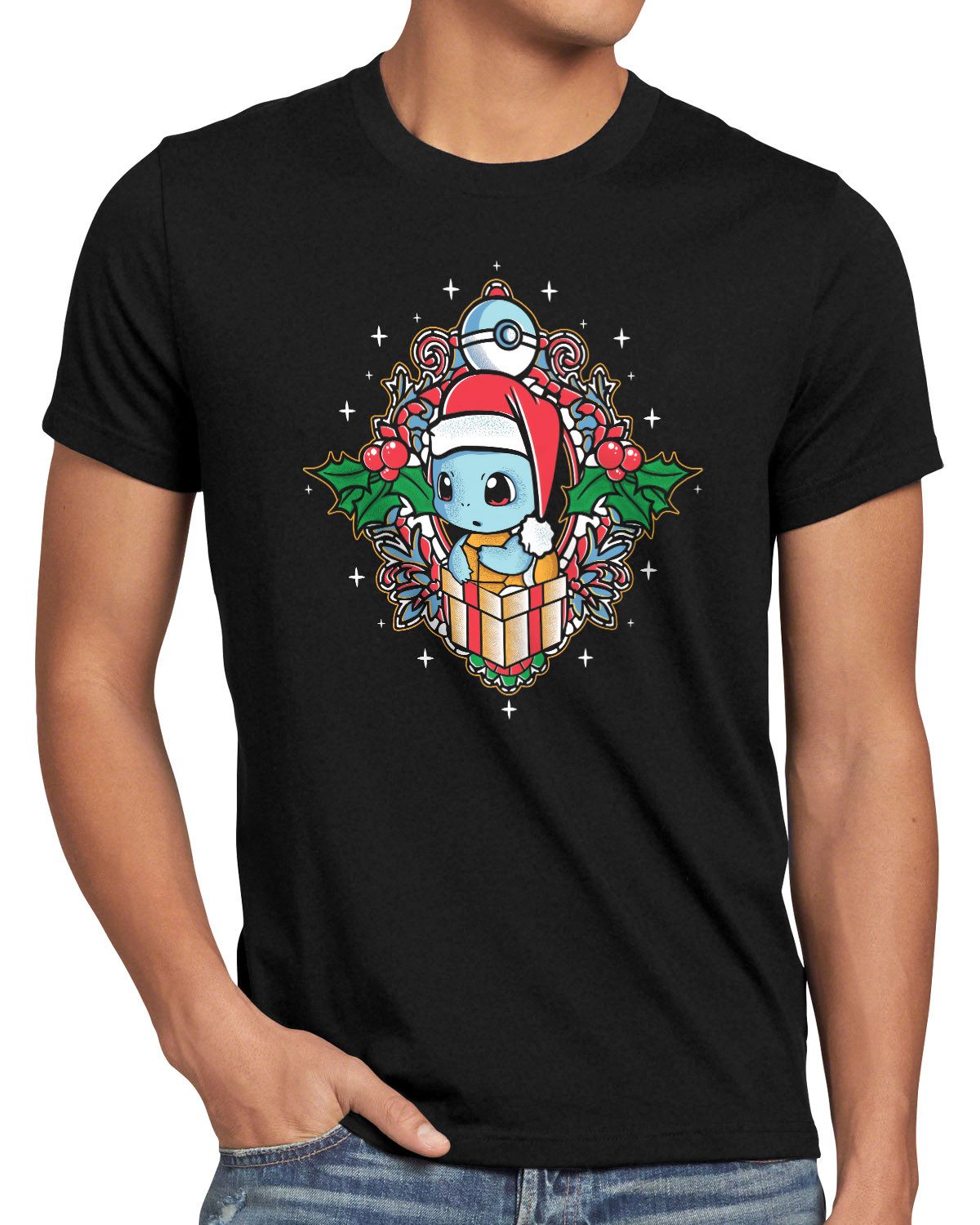 style3 T-Shirt pokemon pikachu evoli mewtu glumanda pokeball pokego augmented arena