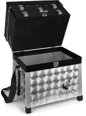 normani Angelkoffer Aluminium Angelbox Sitzkiepe „Tabarca“, Angeltasche Sitzkiepe Gerätekasten bis 150 Kg