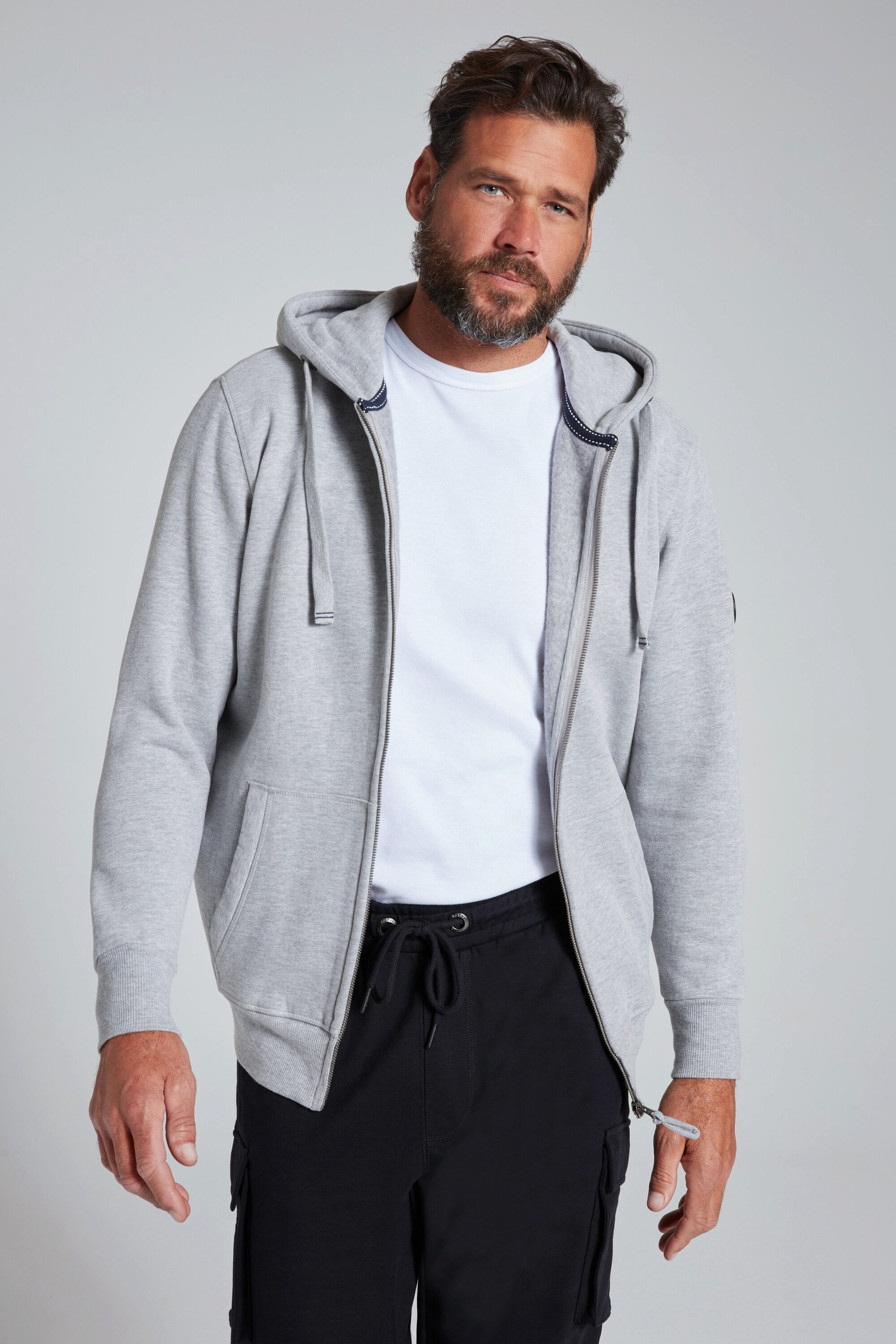 JP1880 Fleecejacke Hoodiejacke Sweat bis 8 günstig online kaufen