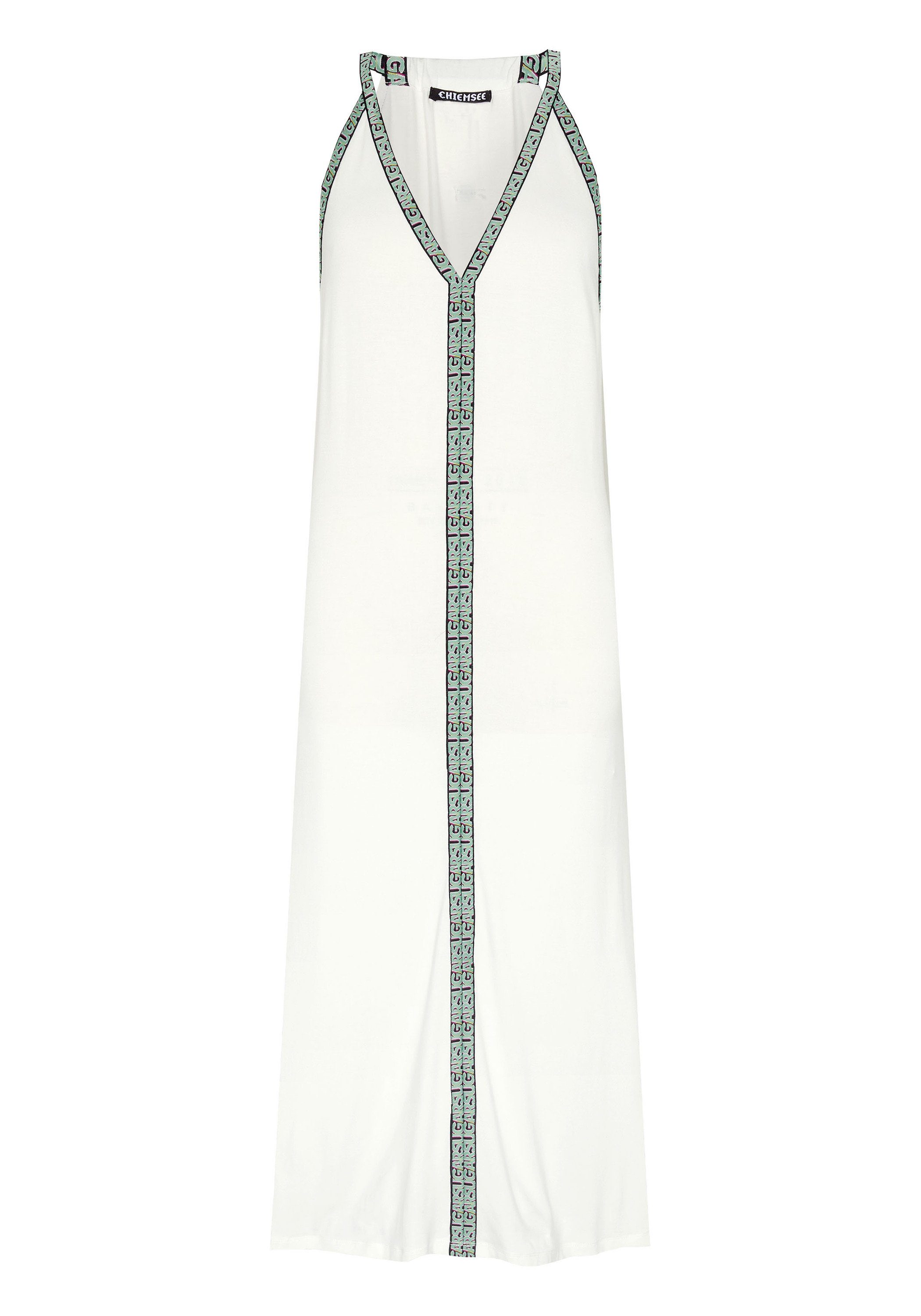Chiemsee Maxikleid Kleid mit beschrifteten Streifen 1