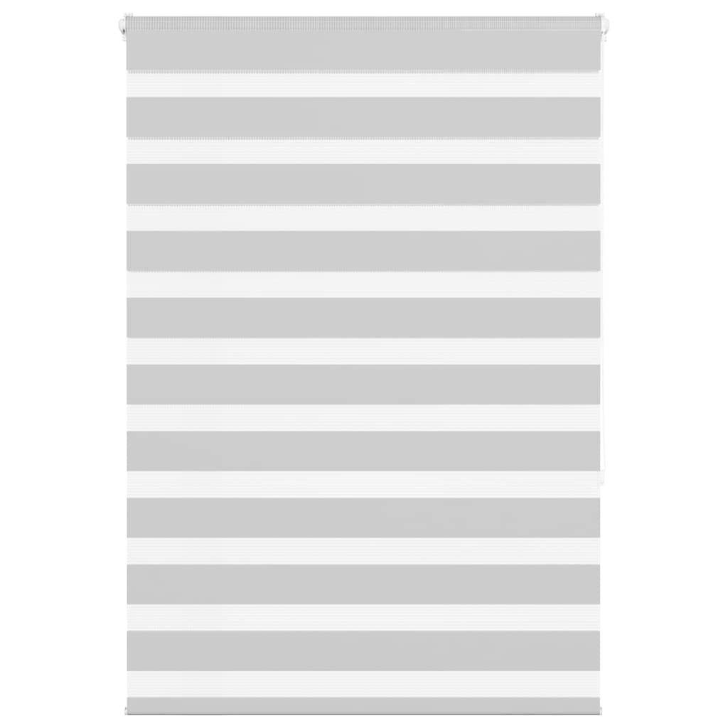 Rollo Doppelrollo Hellgrau 110x150 cm Stoffbreite 105,9 cm Polyester, vidaX günstig online kaufen