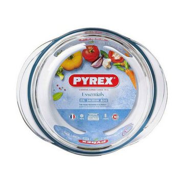 PYREX Auflaufform Glas Auflaufform mit Deckel Pyrex Durchsichtig Glas 0,5 L Bräter Topf, Glas