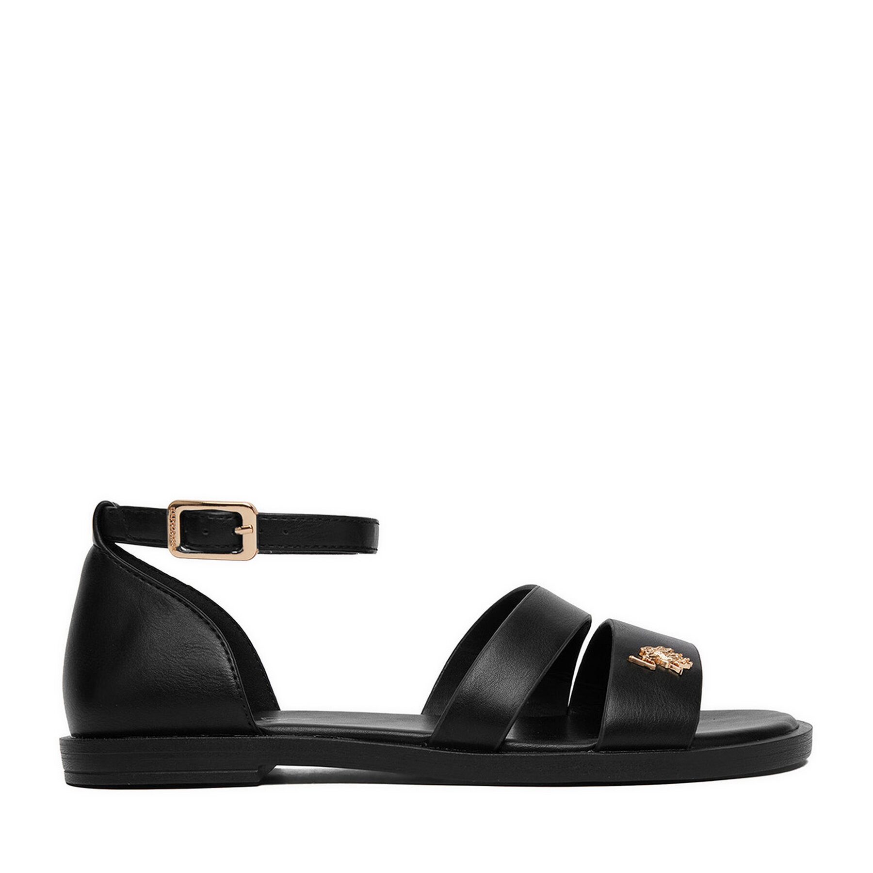 U.S. Polo Assn. US Polo Assn Damen-Sandalen Schwarz Sandale
