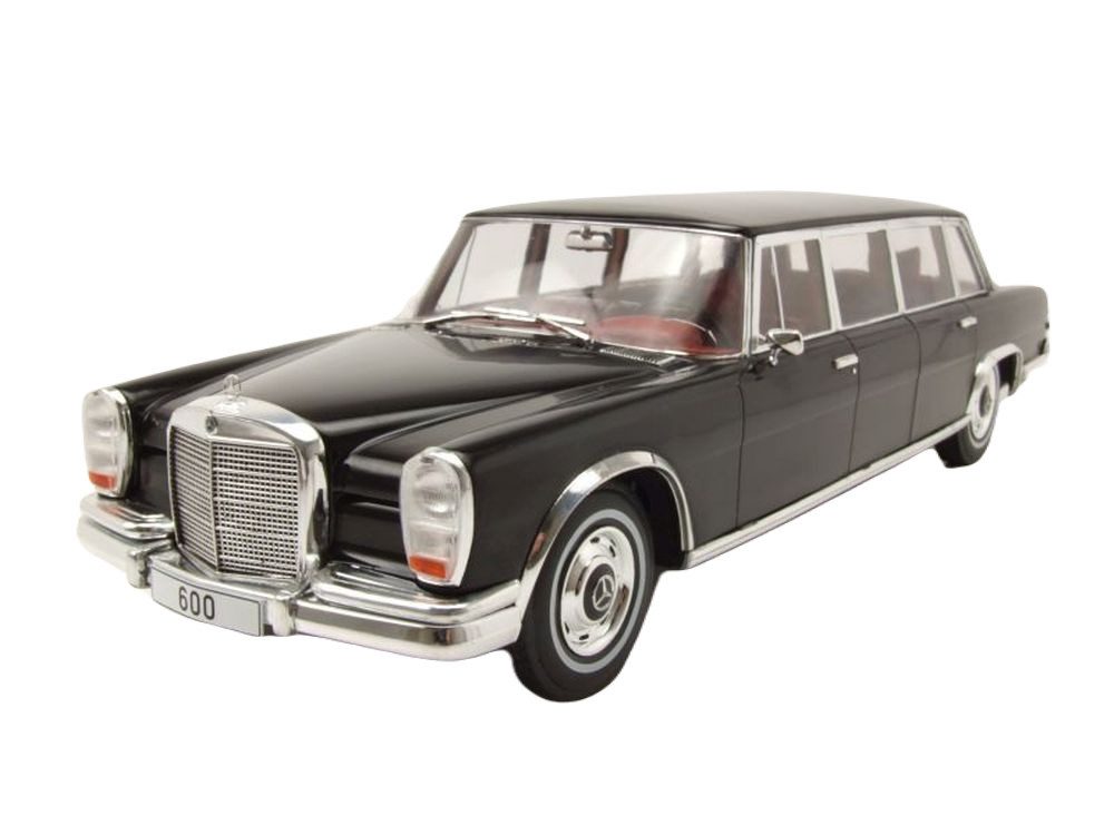 MCG Modellauto Mercedes 600 W100 1969 schwarz, Maßstab 1:18
