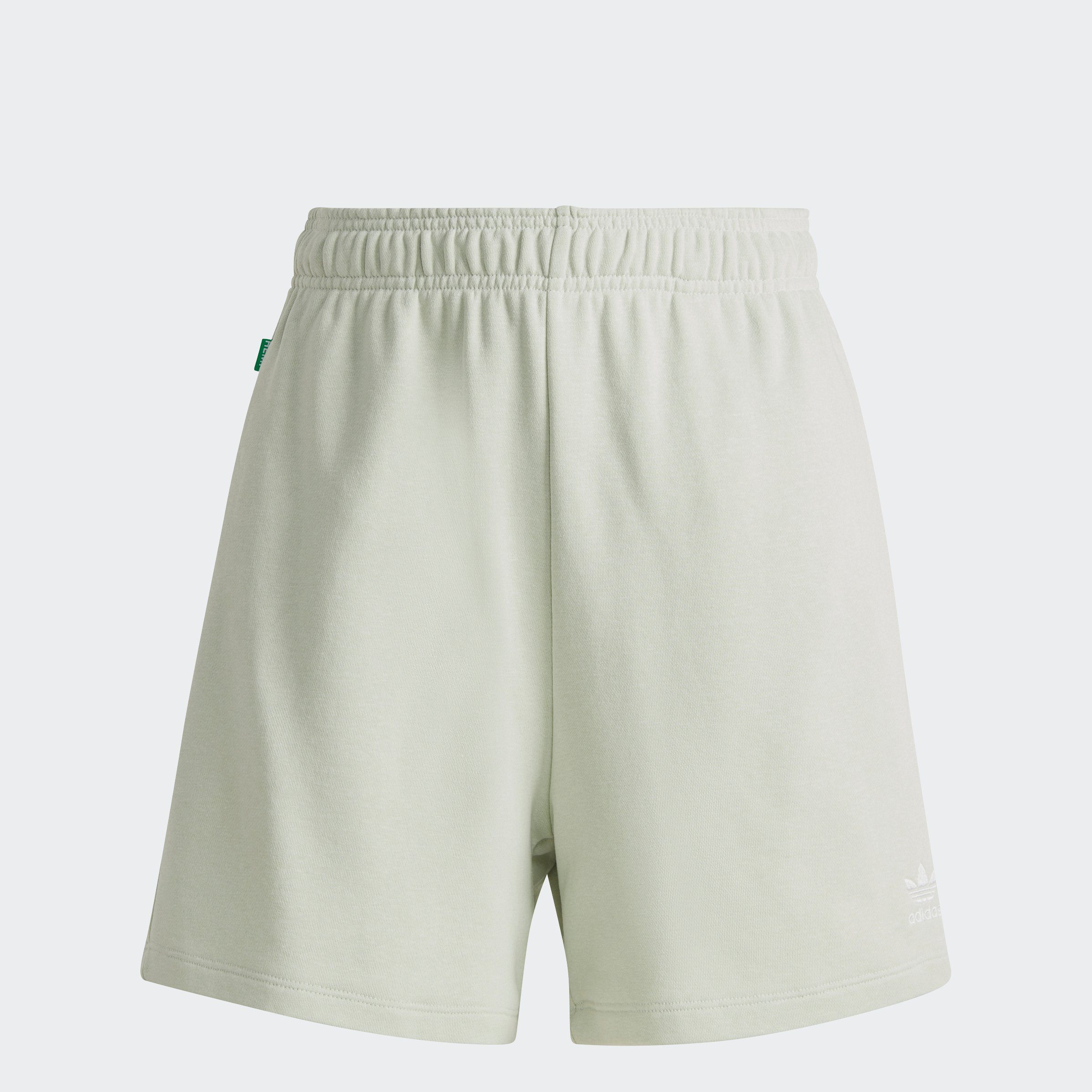 WITH ESSENTIALS+ MADE HEMP Green Linen (1-tlg) Shorts Originals adidas