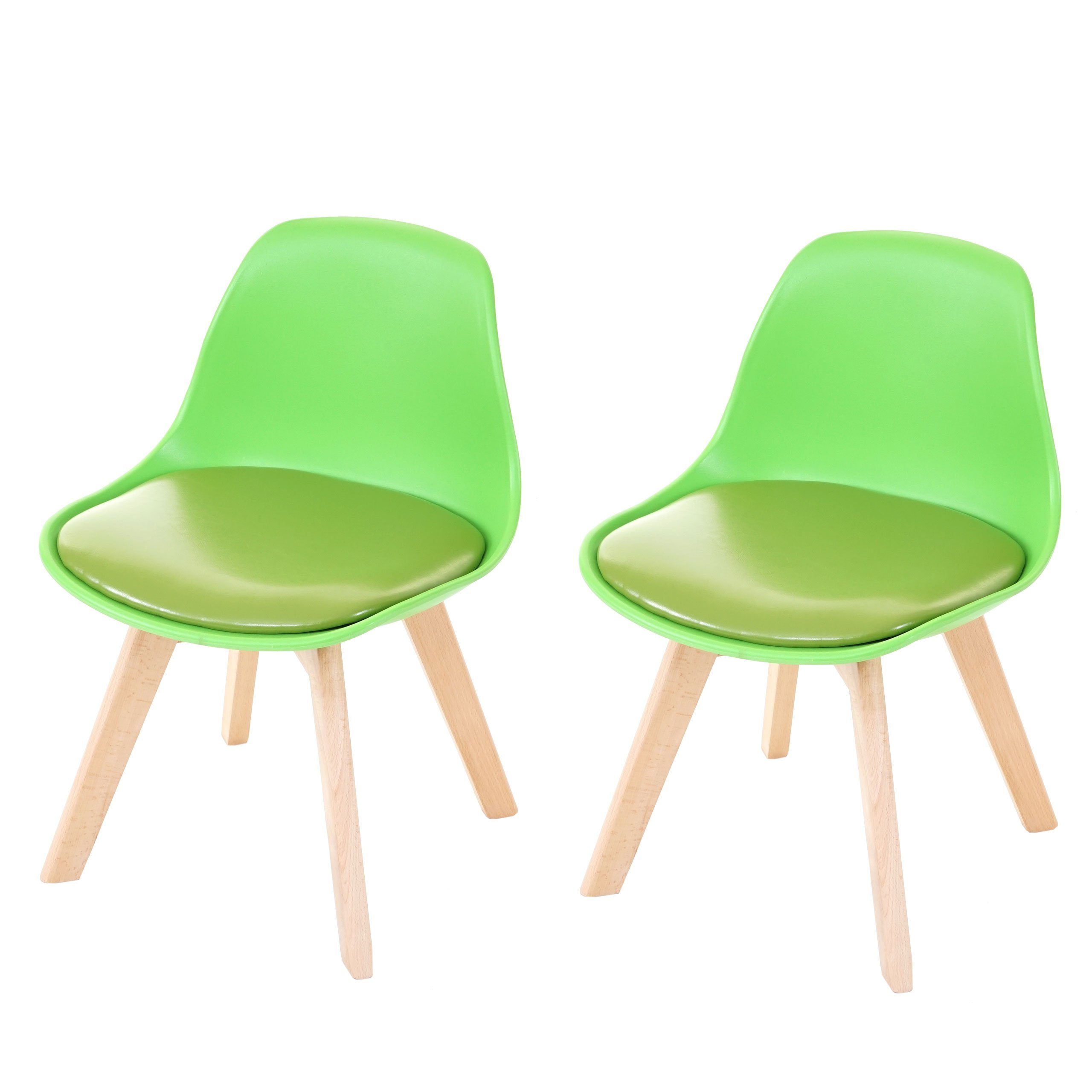 MCW Stuhl »MCW-E81-2« (Set), Kinderstuhl, 2er-Set, Inklusive Fußbodenschoner,  Sitzkomfort durch Polsterung, Retro Design, Einfache Montage online kaufen  | OTTO