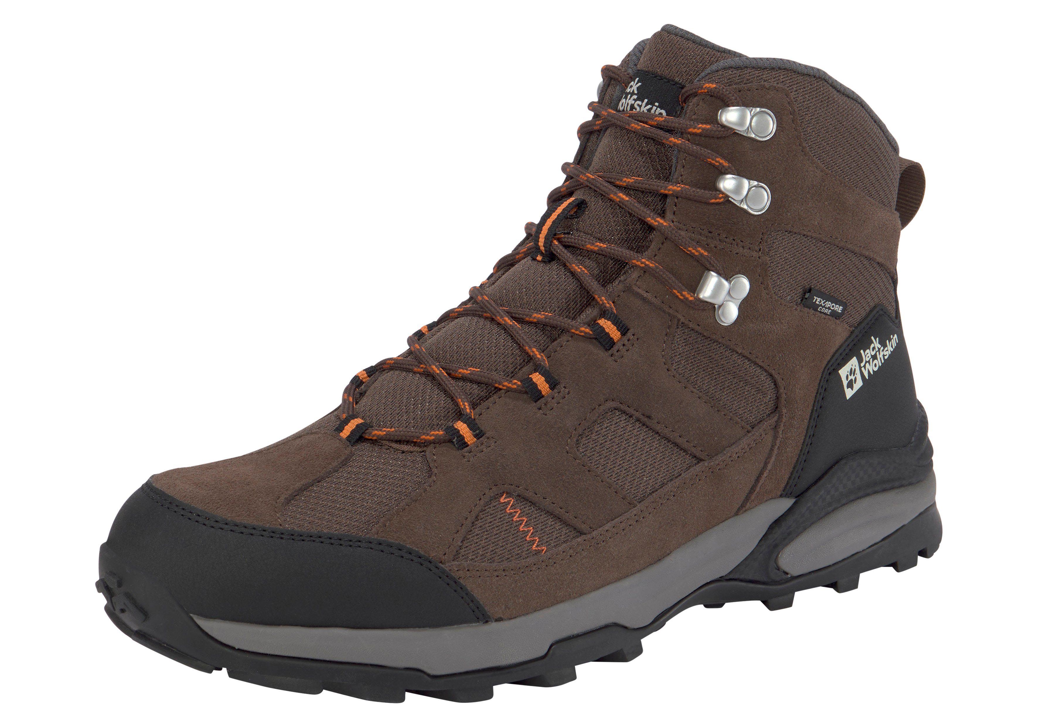 Jack Wolfskin TRAIL HIKER TEXAPORE MID M Wanderschuh wasserdicht, Trekkings günstig online kaufen
