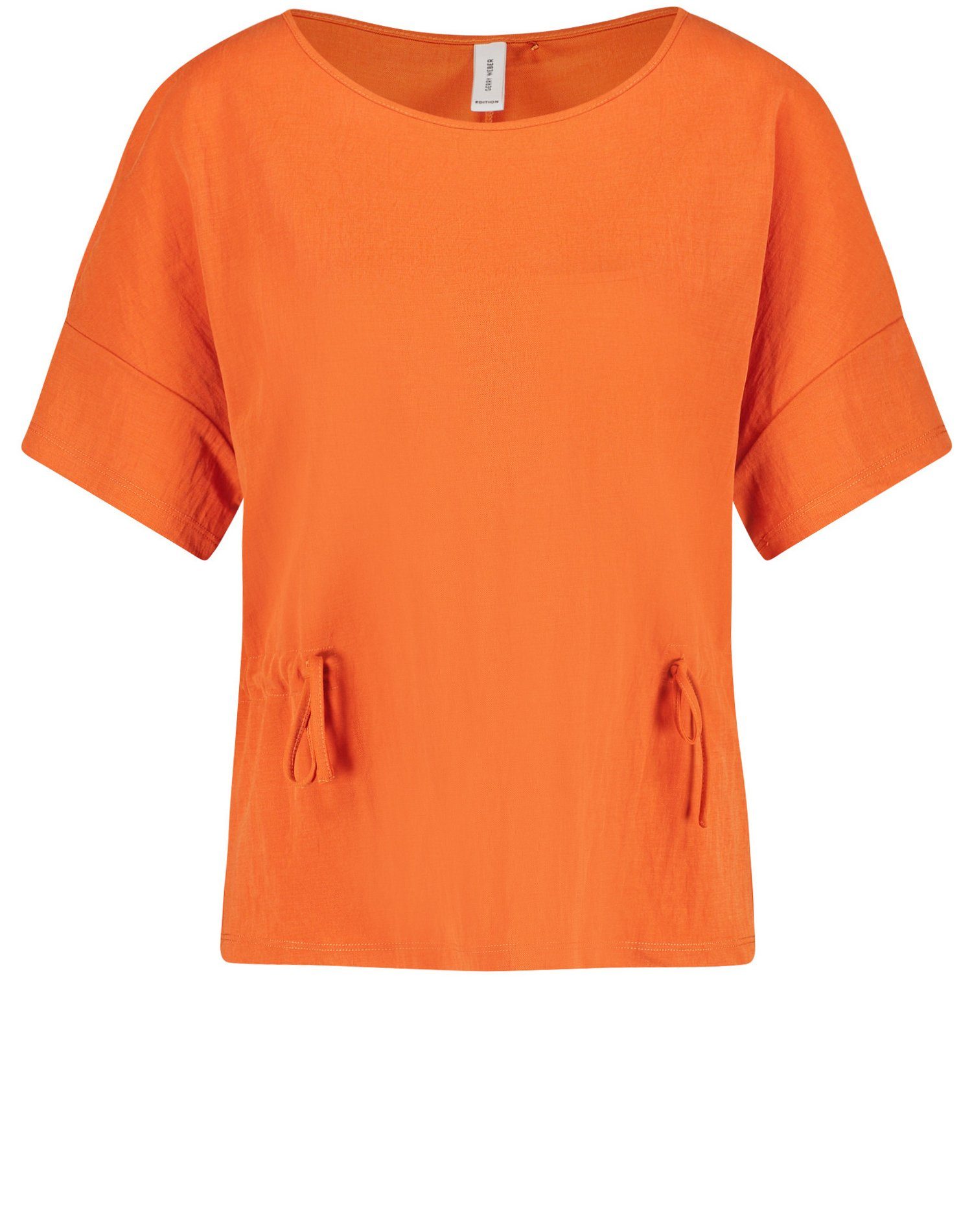 Damen Shirts GERRY WEBER Kurzarmshirt Shirt mit Raffdetail (1-tlg)