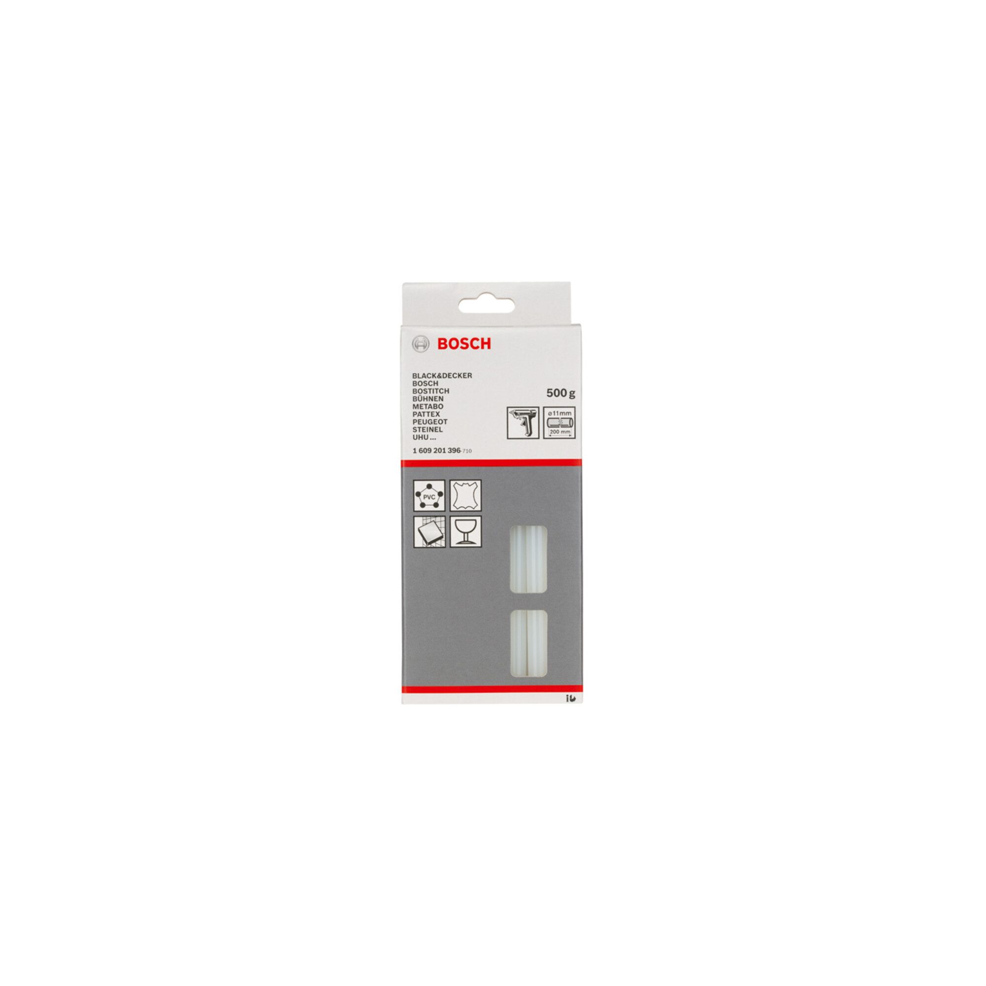 Bosch Professional Zubehör-Set Bosch Schmelzkleber 11 x 200 mm 500 g transparent