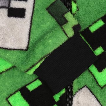 Sarcia.eu Schlafanzug Minecraft Einteiliger Schlafanzug / Jungenoverall, grün, 5-6 Jahre