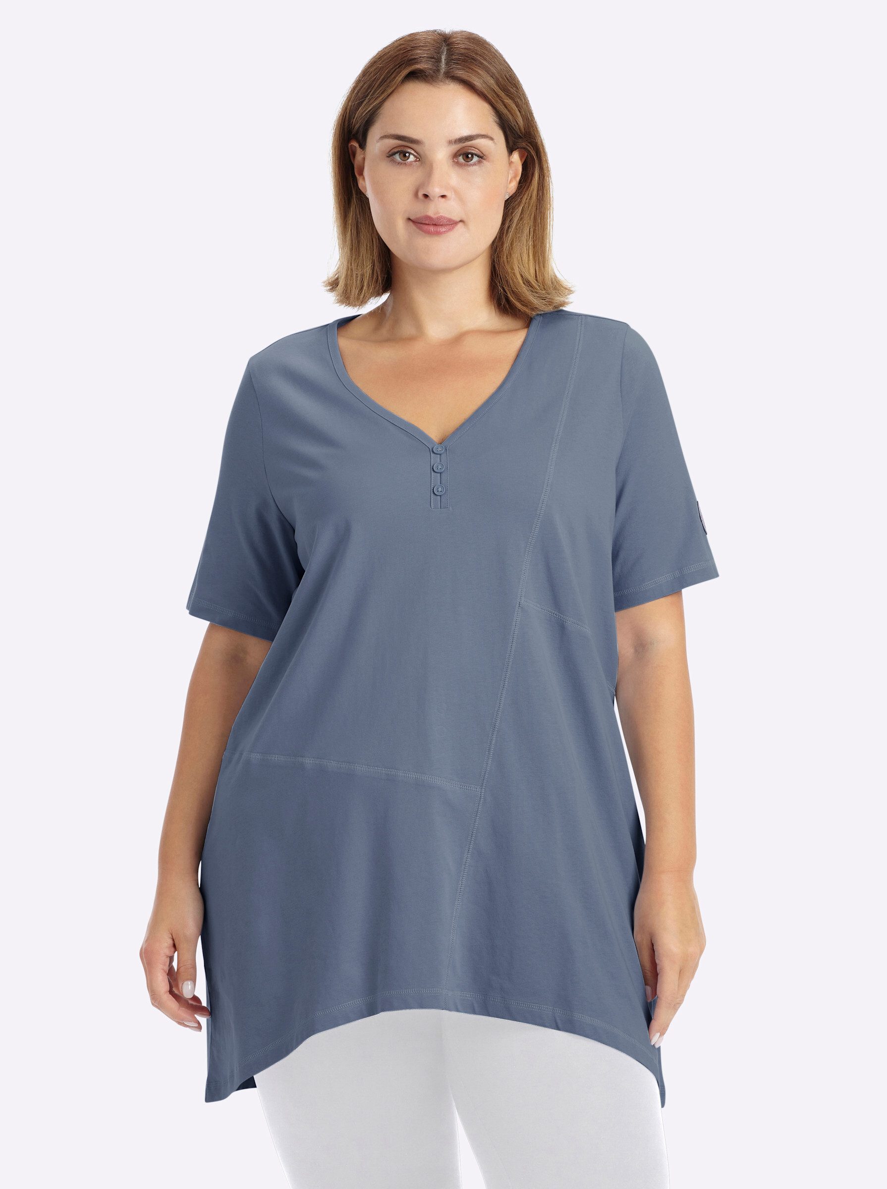 Sheego T-Shirt Halbarmshirt Kurzarm