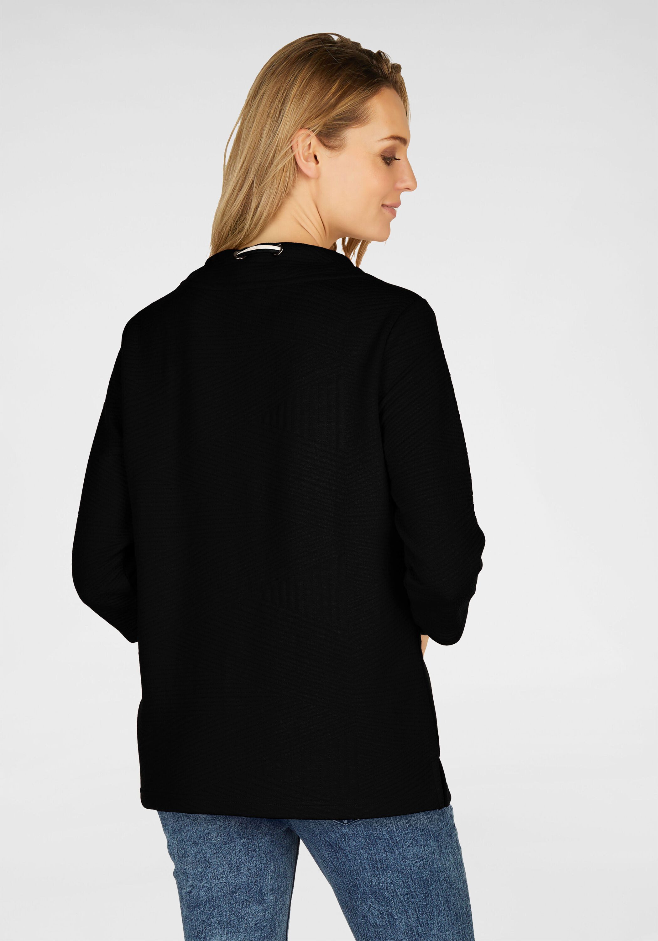 NAVIGAZIONE Sweatshirt (1-tlg) mit Struktur