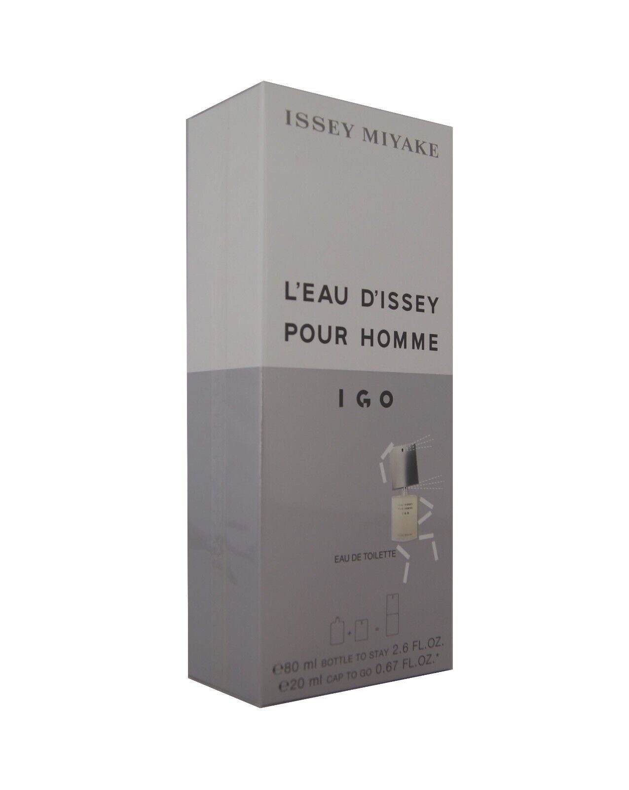 Issey Miyake Duft-Set Issey Miyake L'Eau D`Issey Pour Homme IGO Eau de Toilette 80ml + 20ml, 1-tlg.