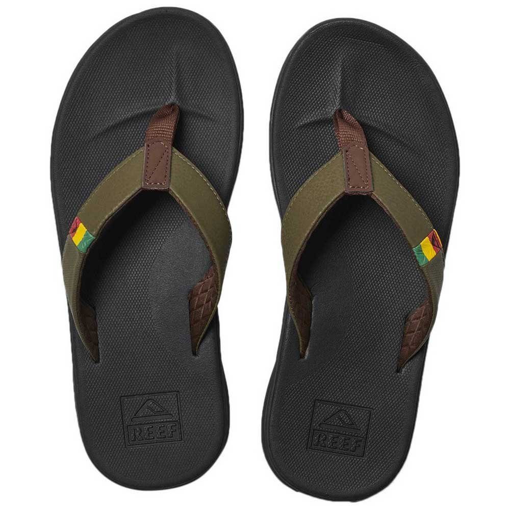 Reef Herren Slammed Rover Шлепанцы, - Farbe olive Шлепанцы