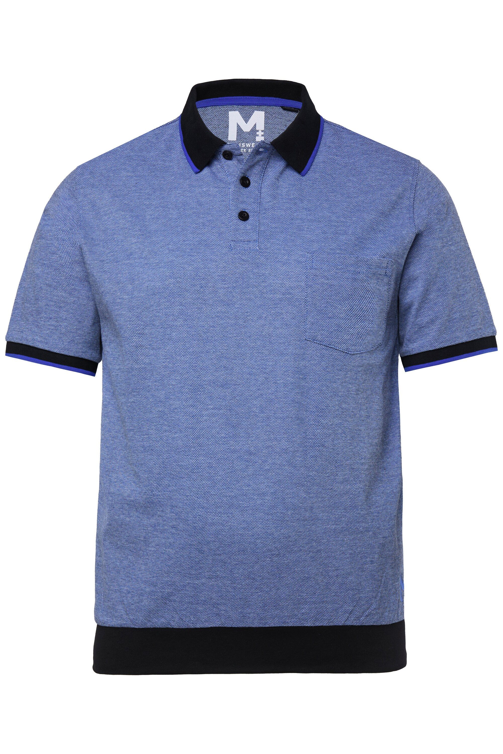 Men Plus Poloshirt Poloshirt Halbarm Bauchfit Piqué günstig online kaufen