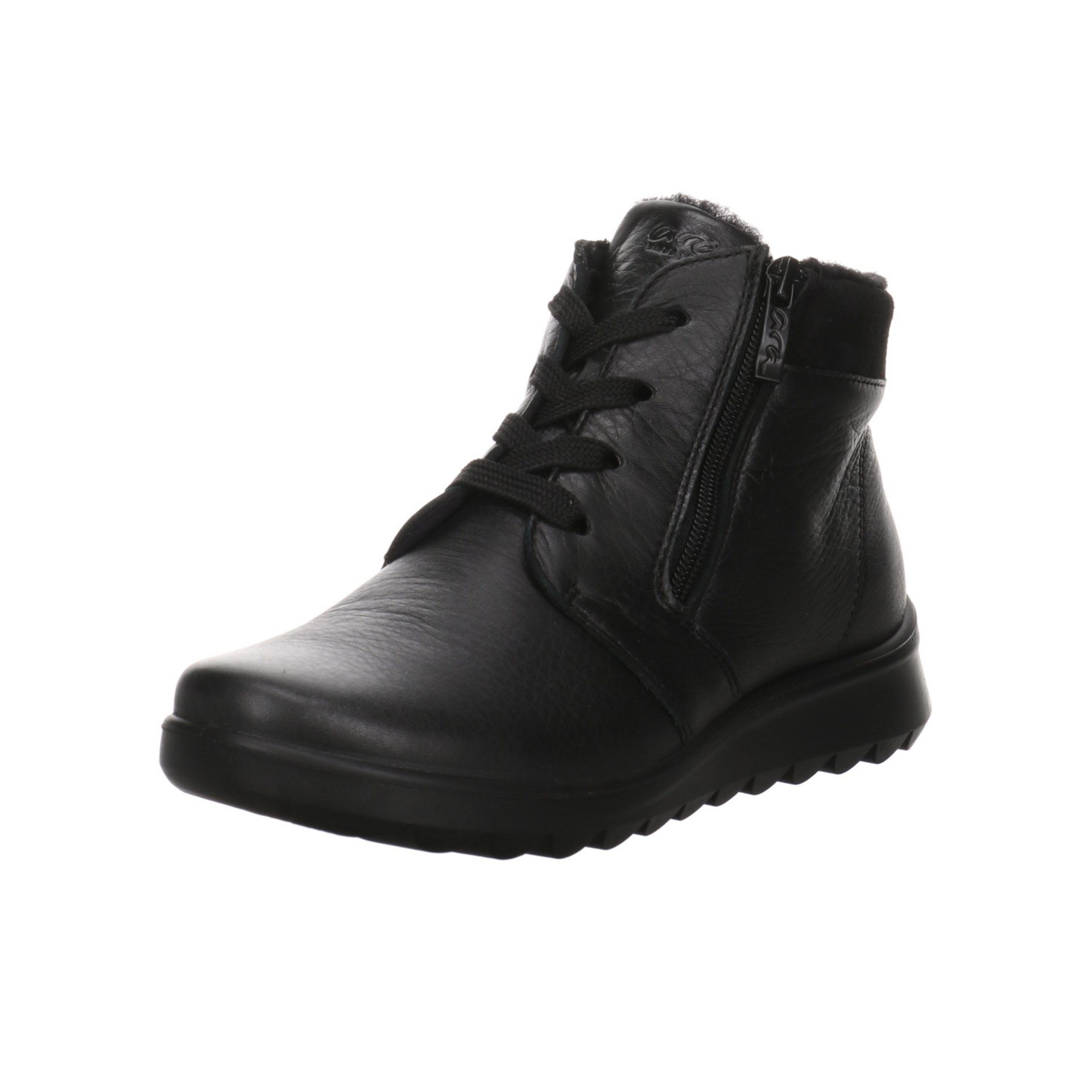 Ara Damen Stiefel Schuhe Toronto Boots Stiefelette Lederkombination schwarz 046874