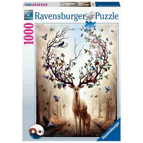 Ravensburger Puzzle Magischer Hirsch, 1000 Puzzleteile