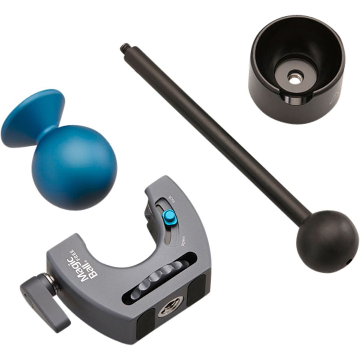 Novoflex Kugelkopf MagicBall Free Set Kugel,Gehäuse,Schale,Stützfuß