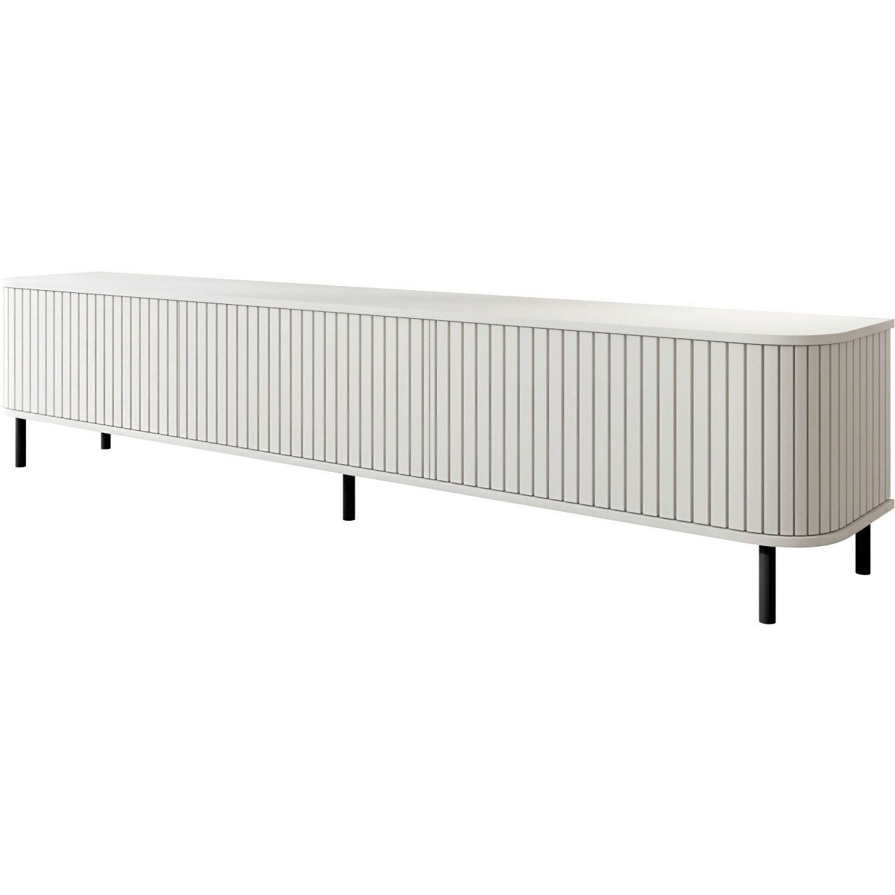 MOEBLINE Lowboard TV Schrank Kommode ZILLO 215N weiß günstig online kaufen