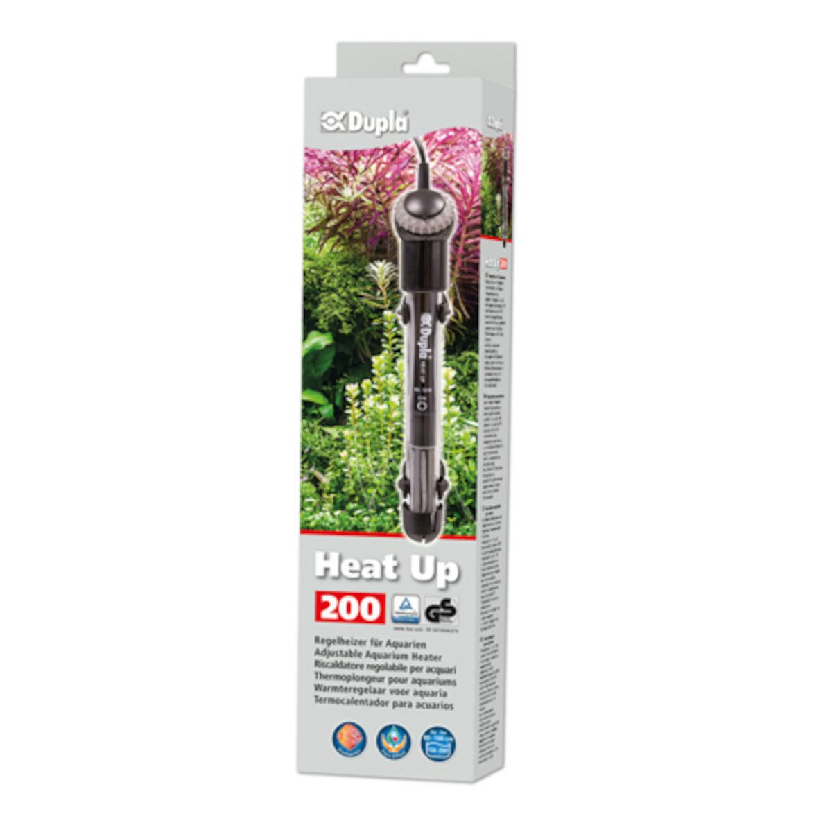 Dupla Regelheizer Heat Up 200 Watt - Regelheizer für Aquarien, für Süß- als auch Meerwasseraquarien sowie Aquaterrarien geeignet