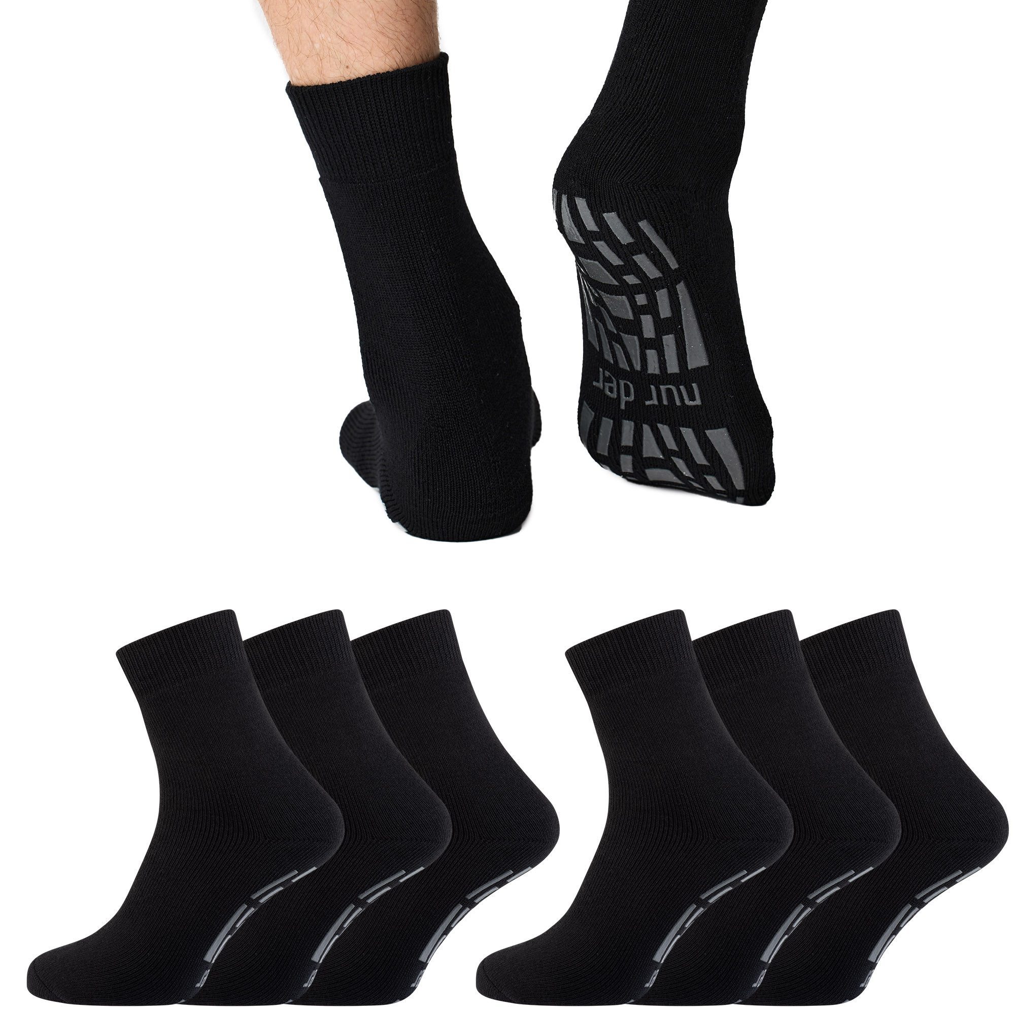 Nur Die Freizeitsocken Stoppersocke Silikondruck (6-Paar) Männer Multipack günstig online kaufen